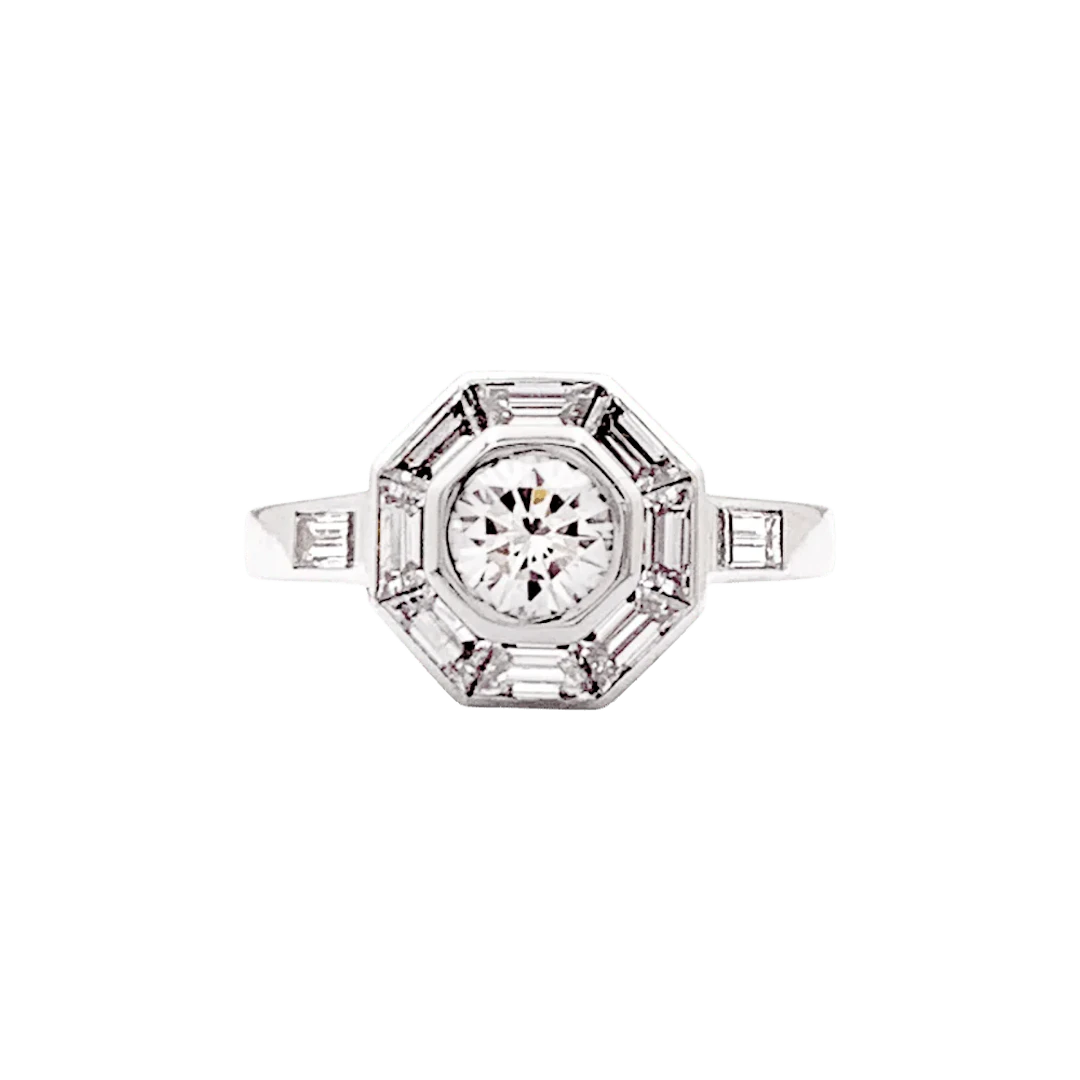 Platinum and Diamond Entourage MELLERIO Ring