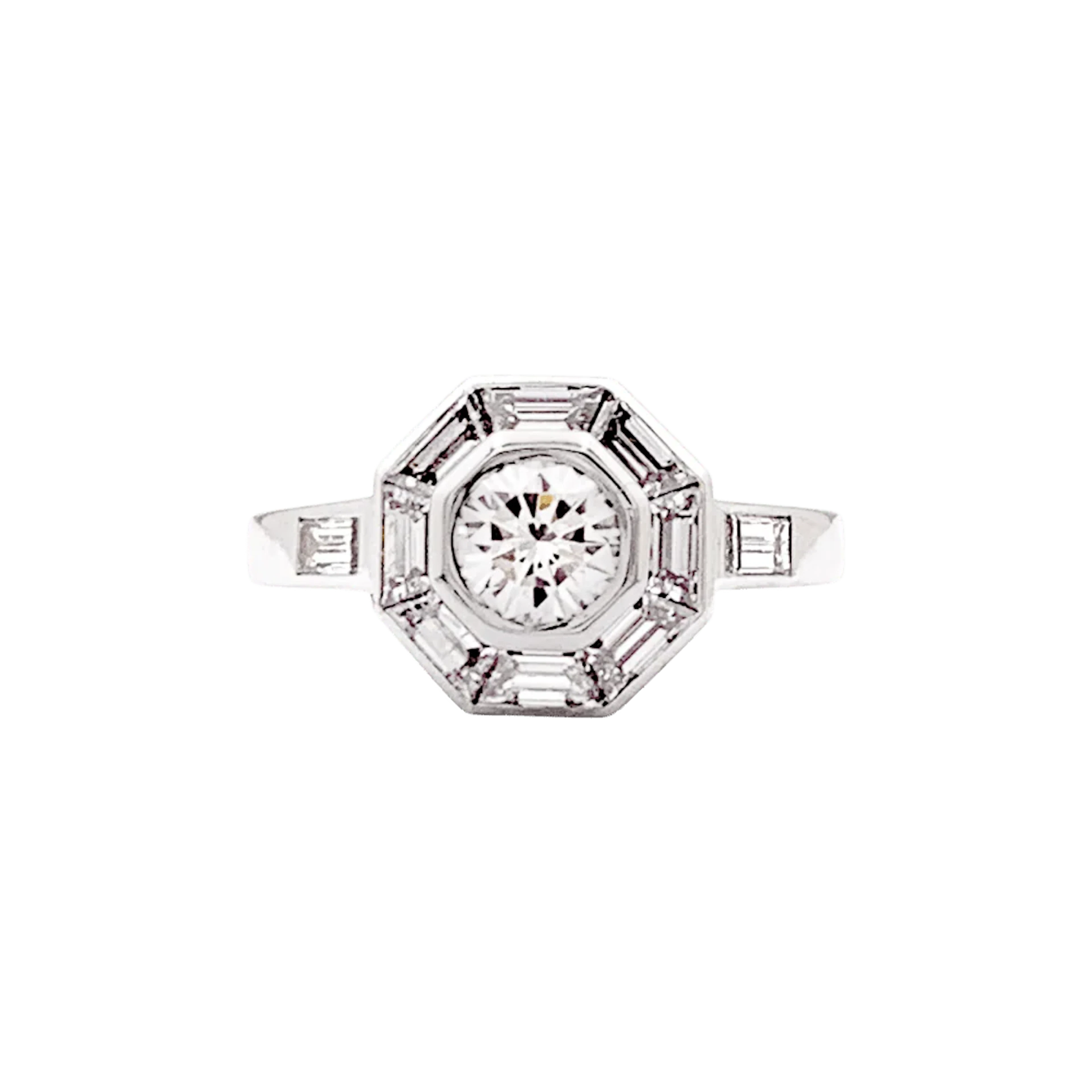 Platinum and Diamond Entourage MELLERIO Ring