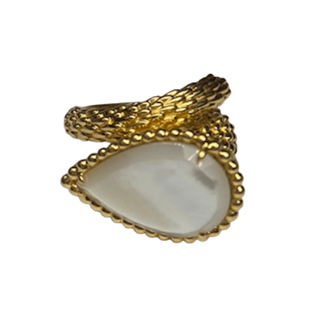 BOUCHERON "Serpent de Bohème" "Toi & Moi" Ring in yellow gold and