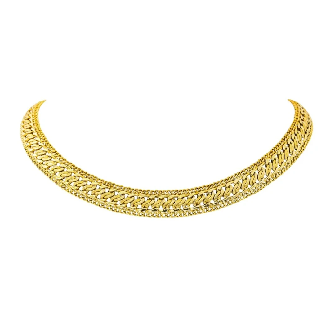 Necklace Mesh in yellow gold