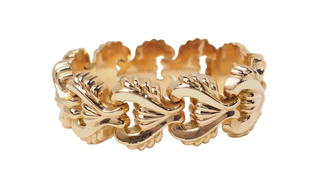 Yellow Gold Tank Bracelet