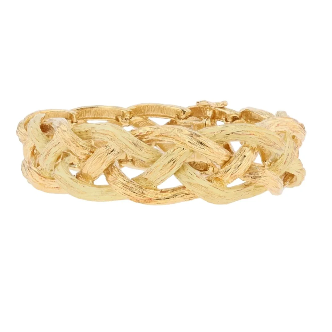 Yellow gold and green gold Bracelet