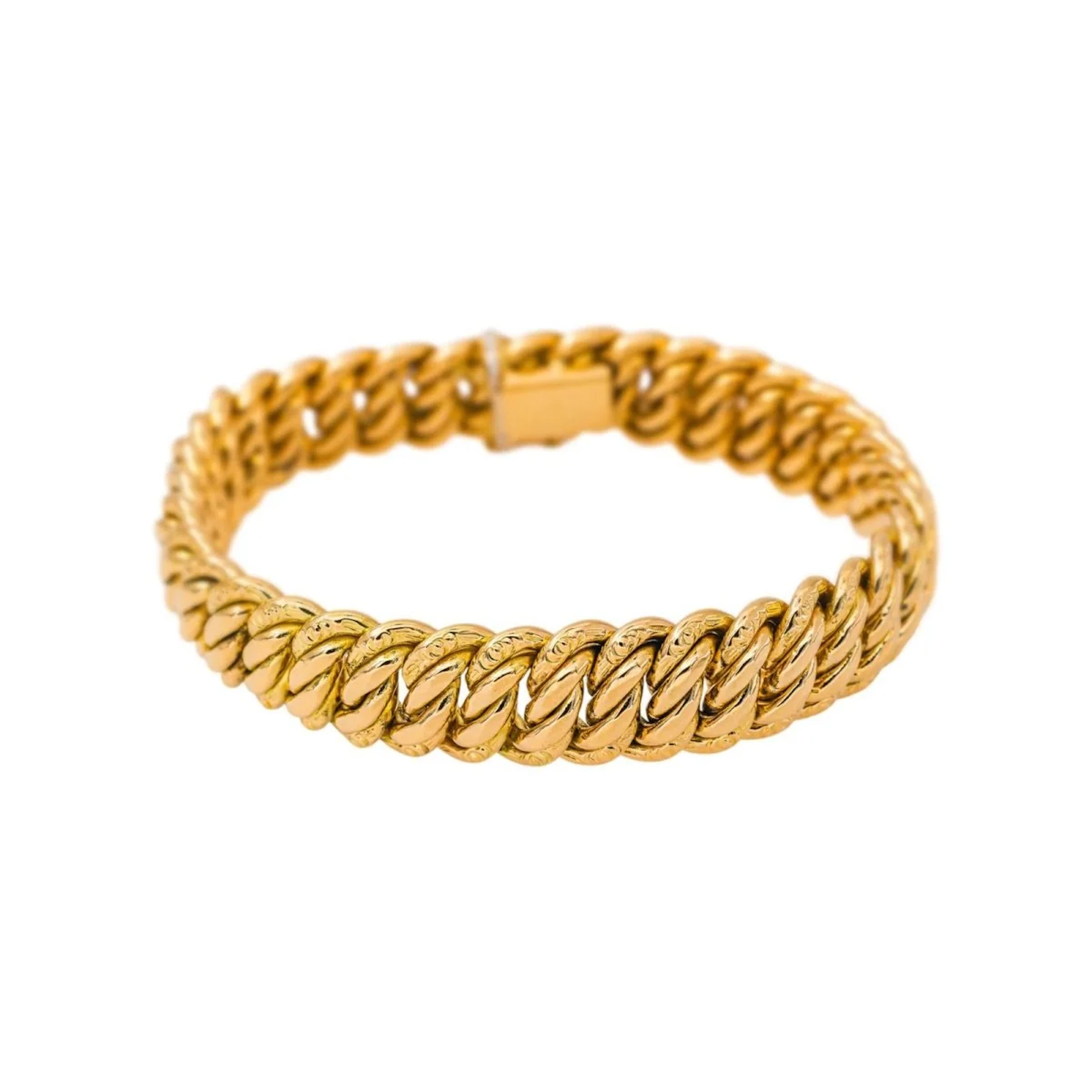 Bracelet Maille en or jaune