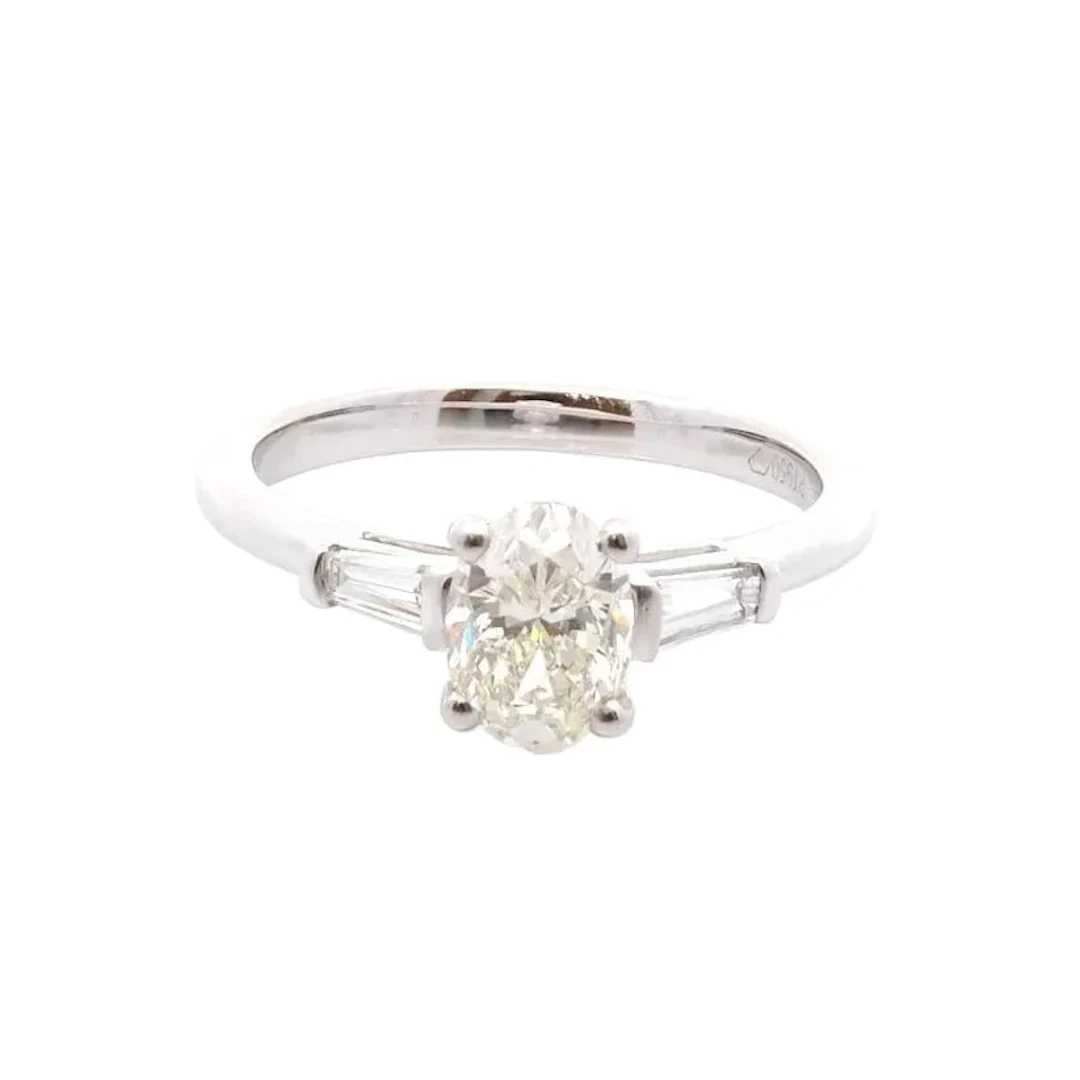 Ring Trilogy in paltinium and diamonds