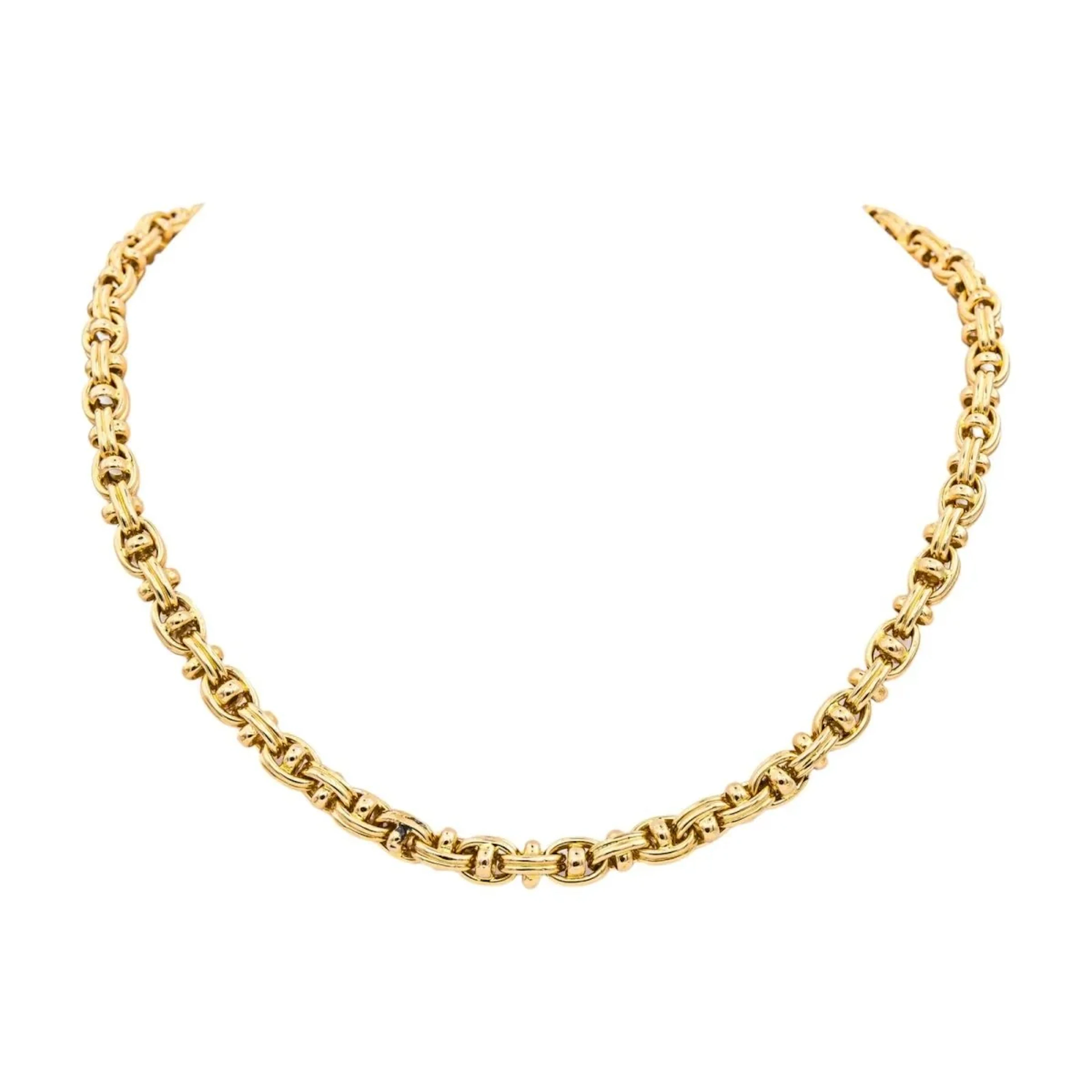 Maille necklace in yellow gold