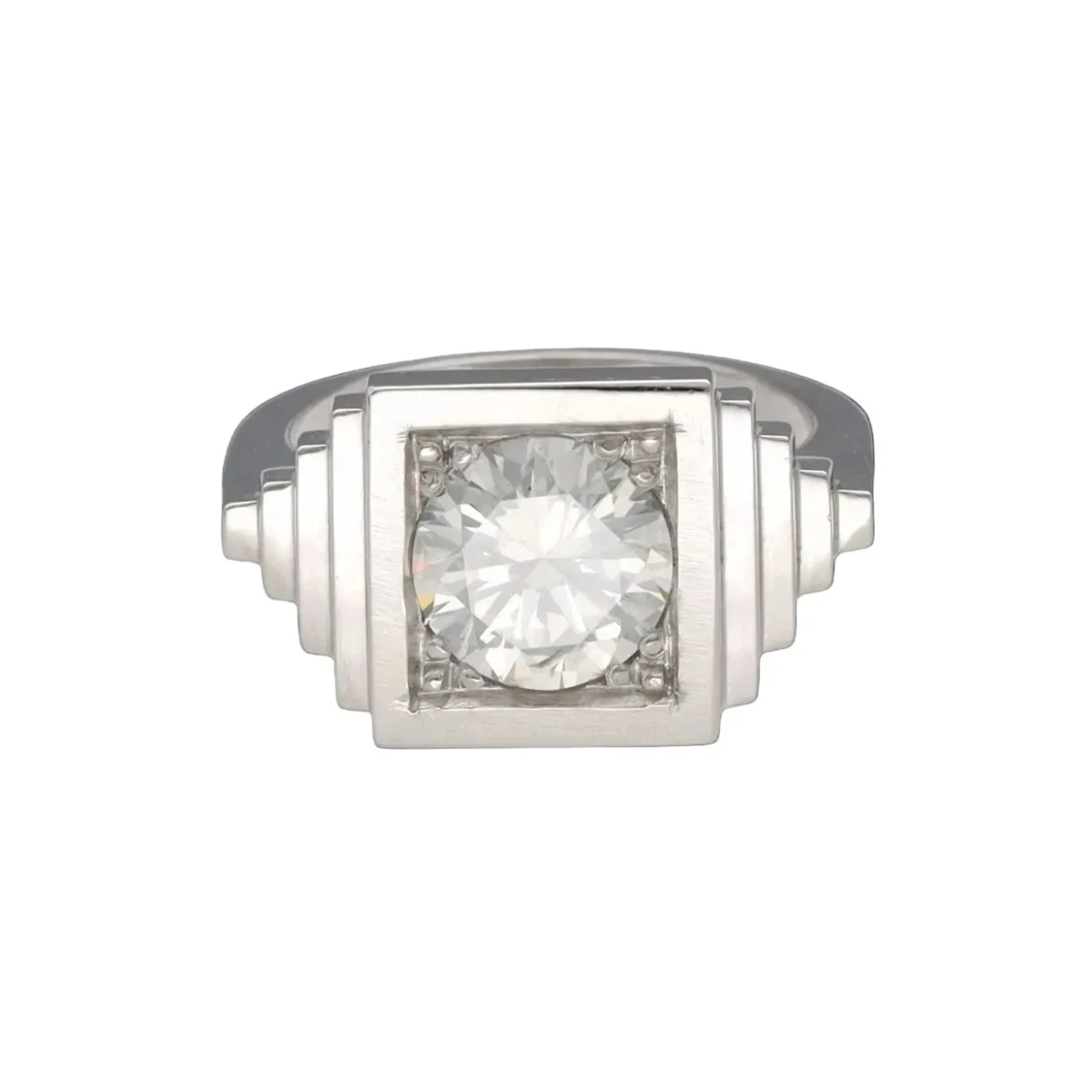 Platinum and Diamond Ring
