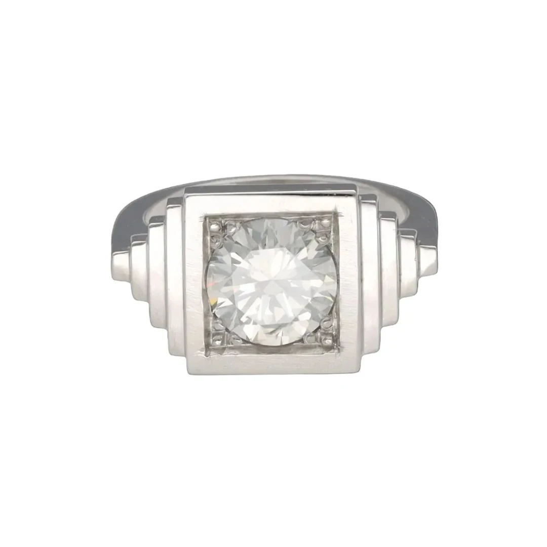 Platinum and Diamond Ring
