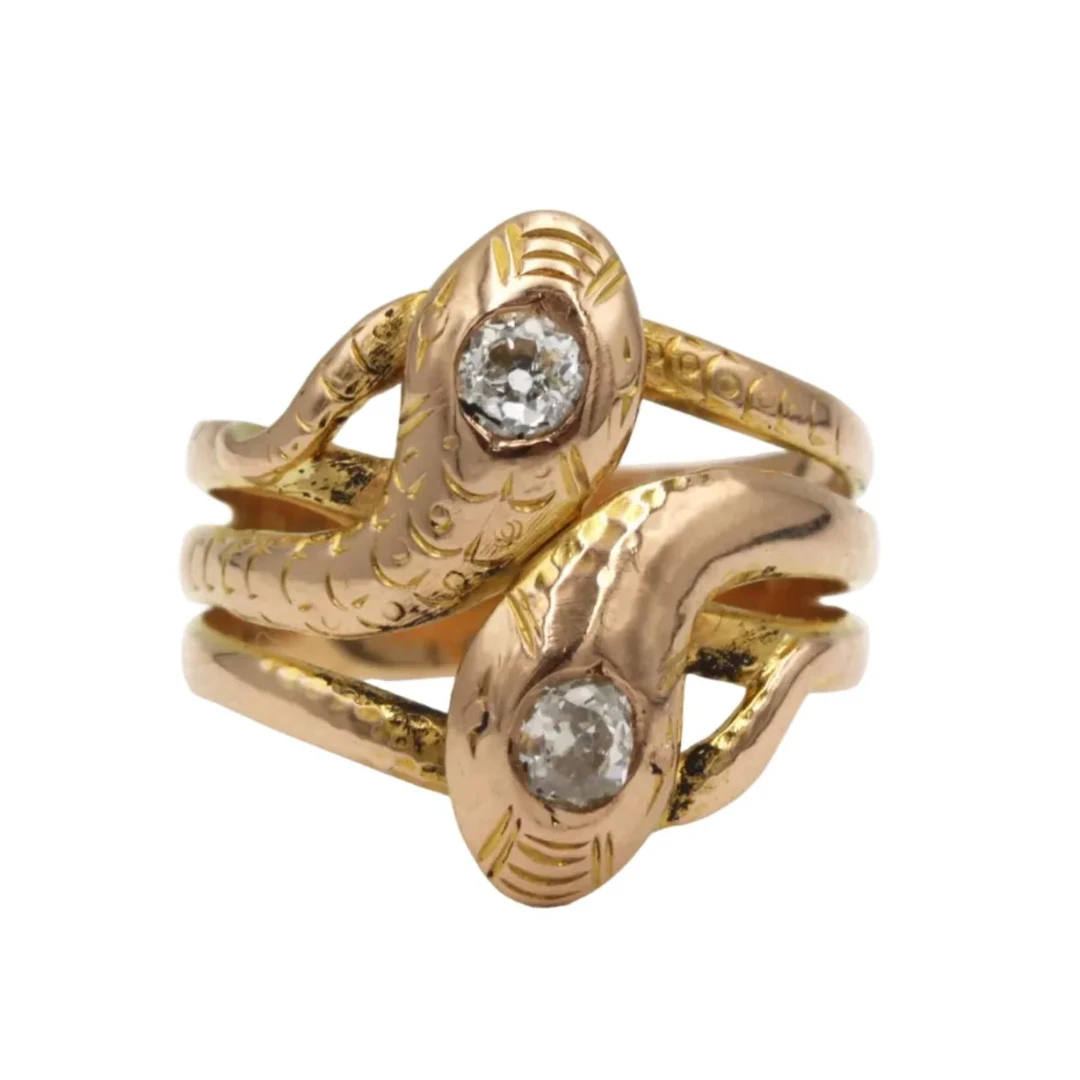 Ring Toi & Moi in yellow gold and diamonds