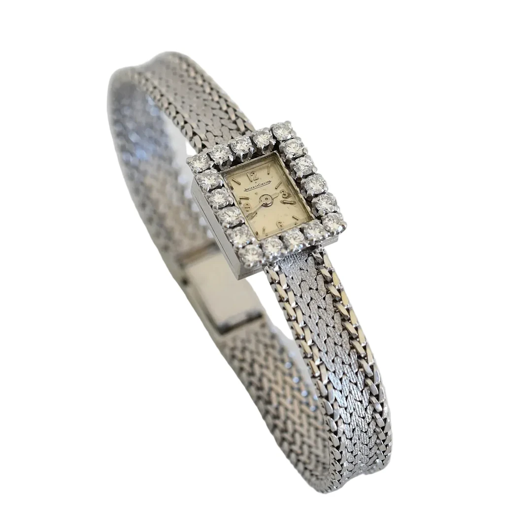 Montre JAEGER-LECOULTRE Haute Joaillerie Cal. 426 en or blanc 18 carats