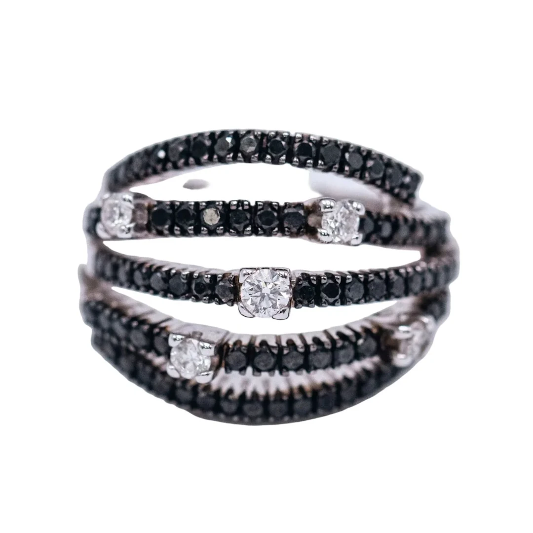 DAMIANI Pavé Ring in white gold and diamonds
