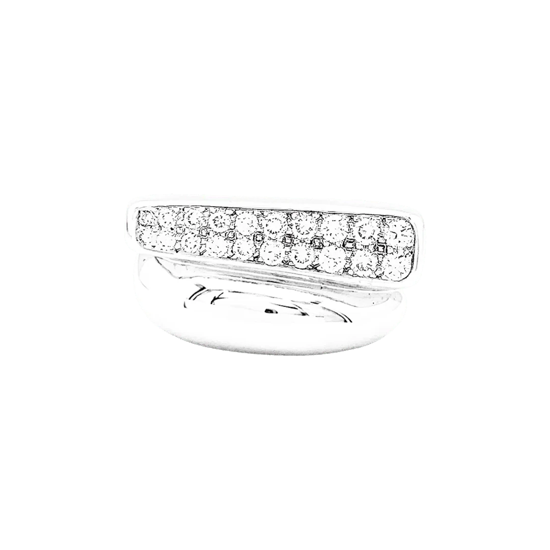 FRED "Success" Pave Ring in white gold and diamonds