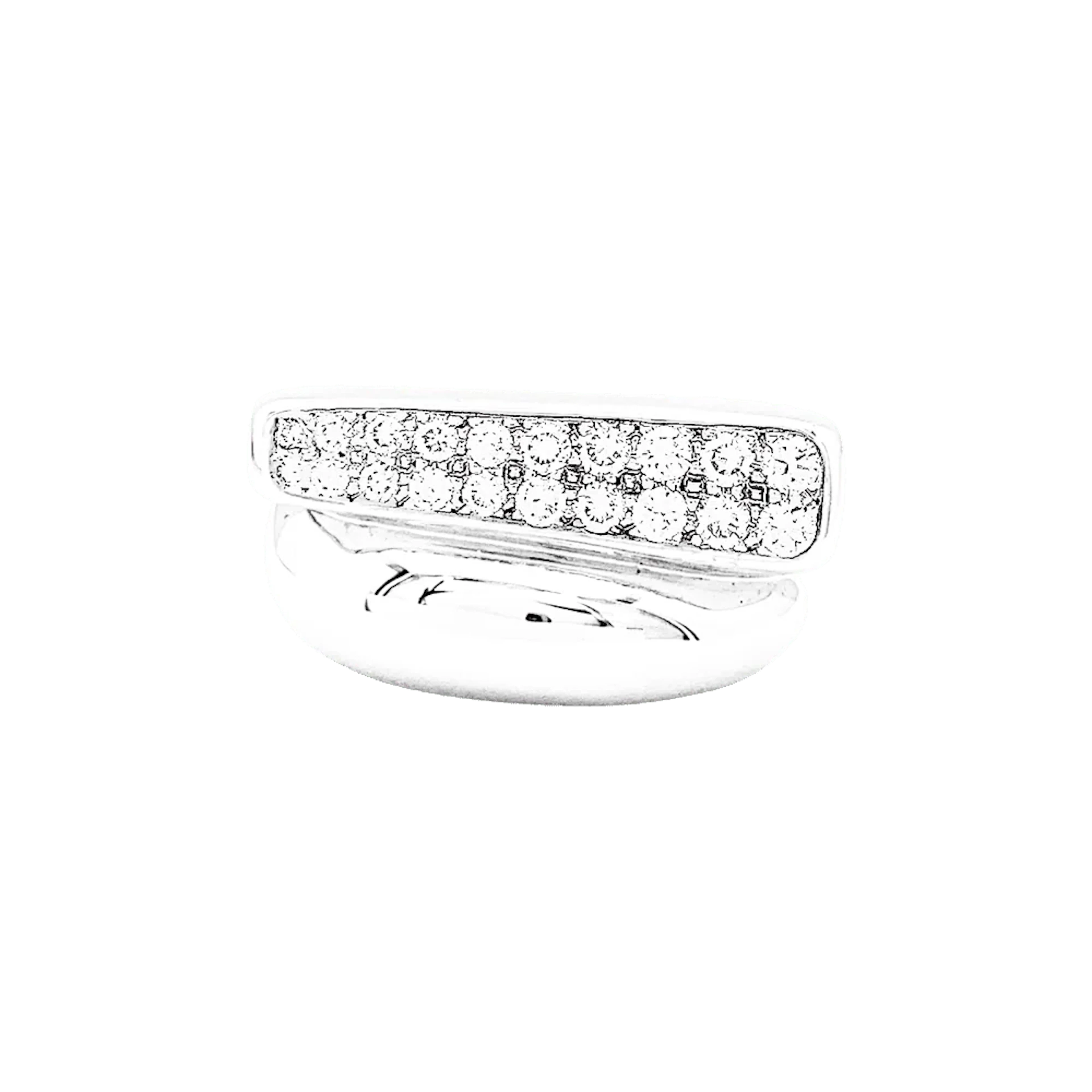FRED "Success" Pave Ring in white gold and diamonds