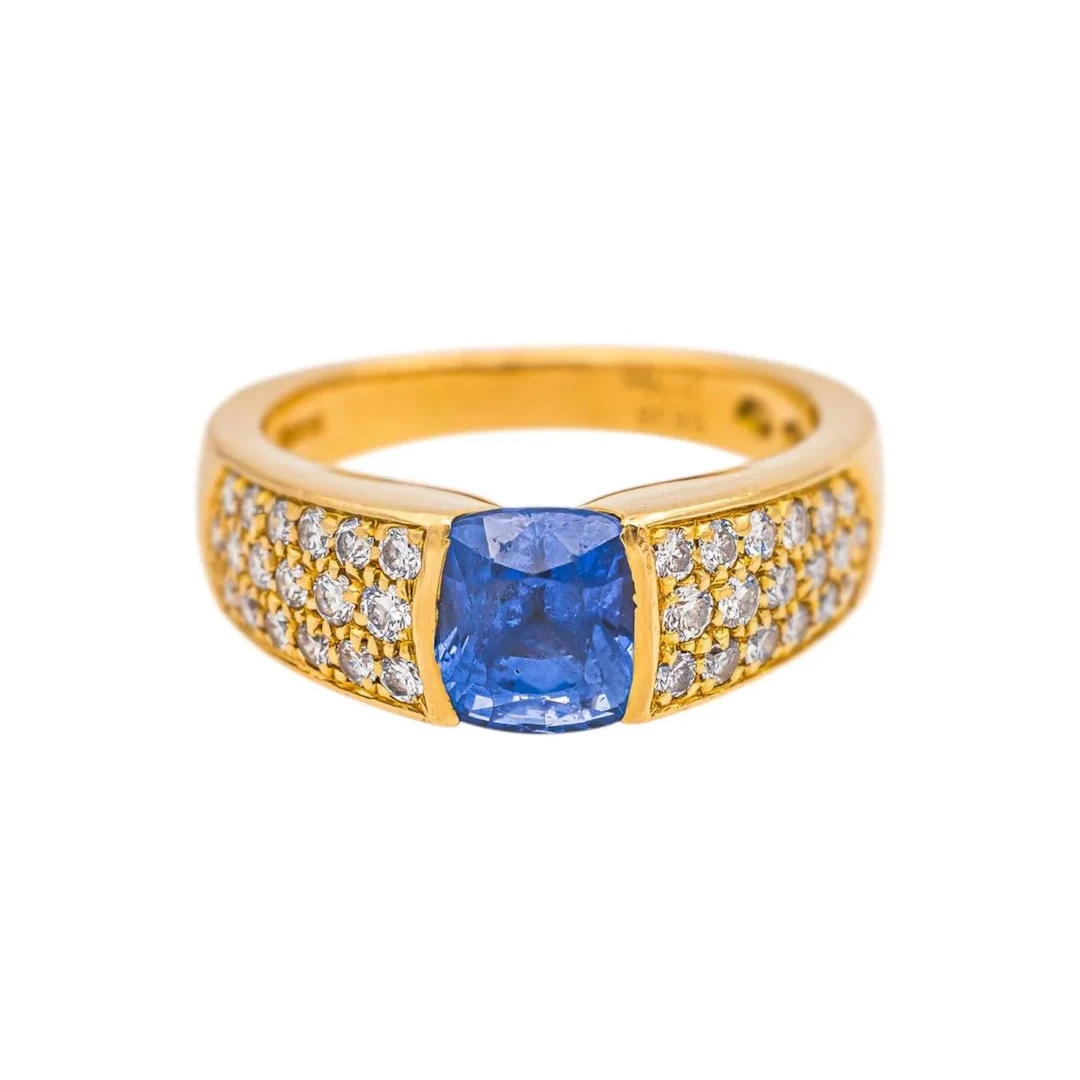 Boucheron Anaïs Ring Yellow gold Sapphire