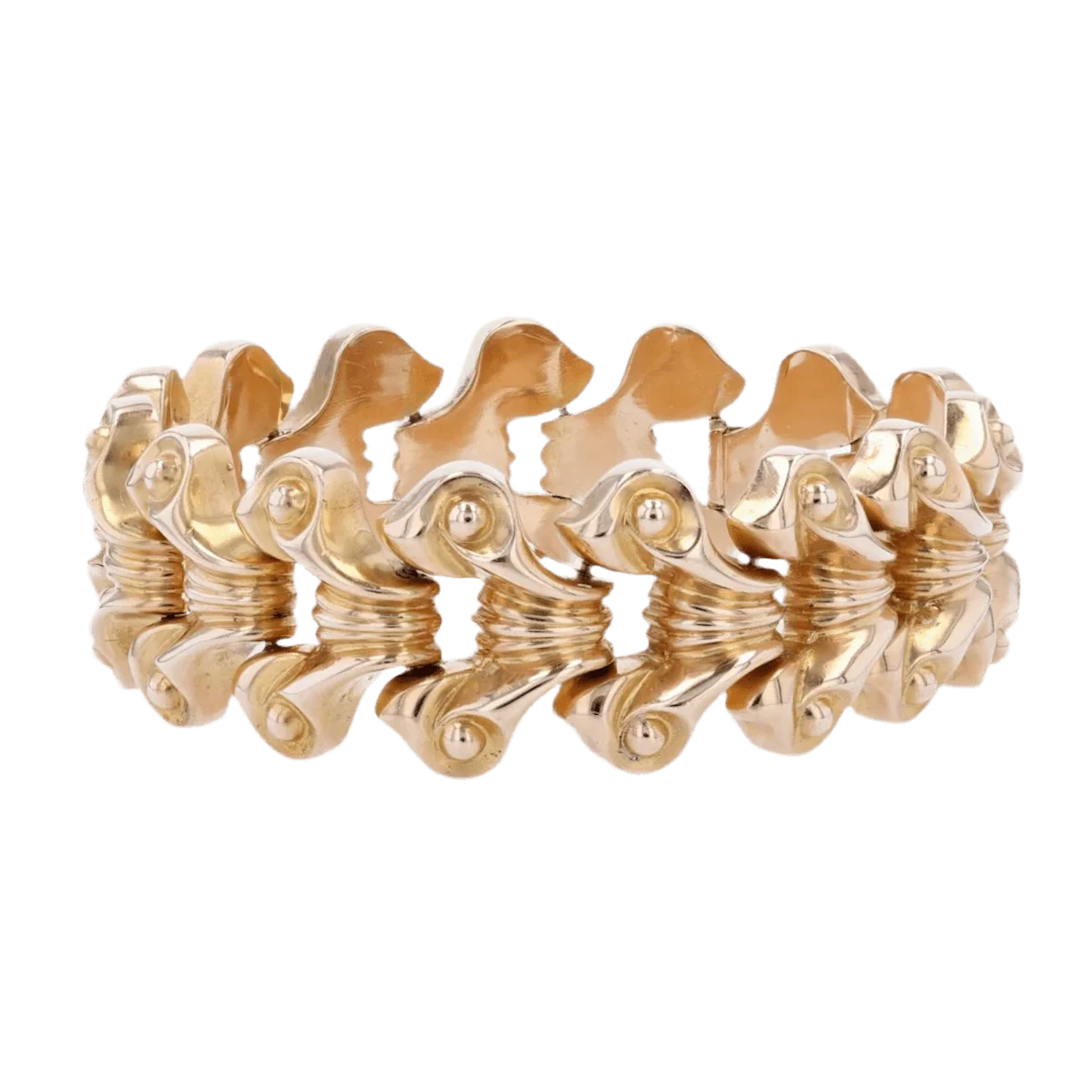 Yellow Gold Tank Bracelet