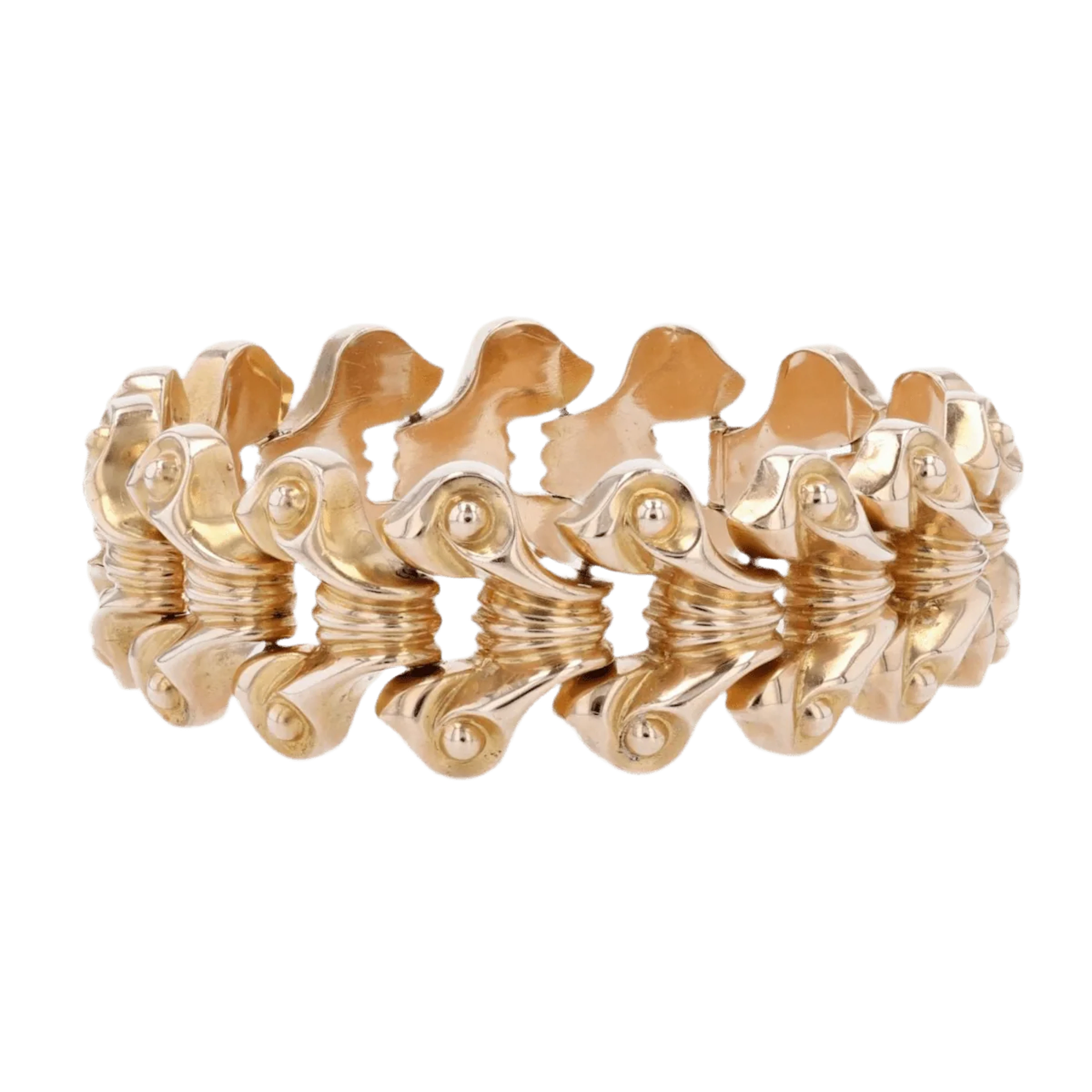 Yellow Gold Tank Bracelet