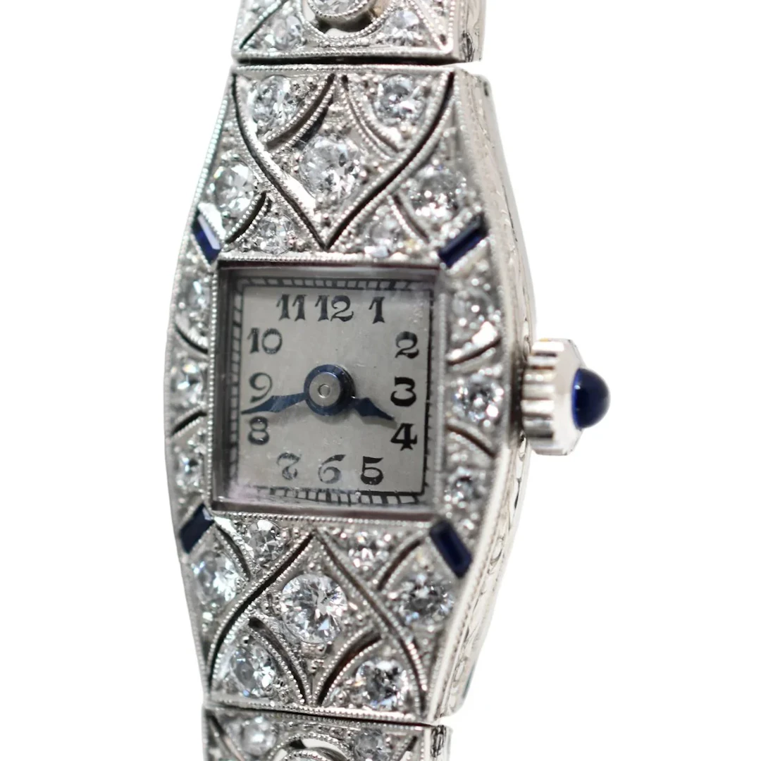 Watch ESZEHA-CHOPARD in white gold, paltinium and diamonds