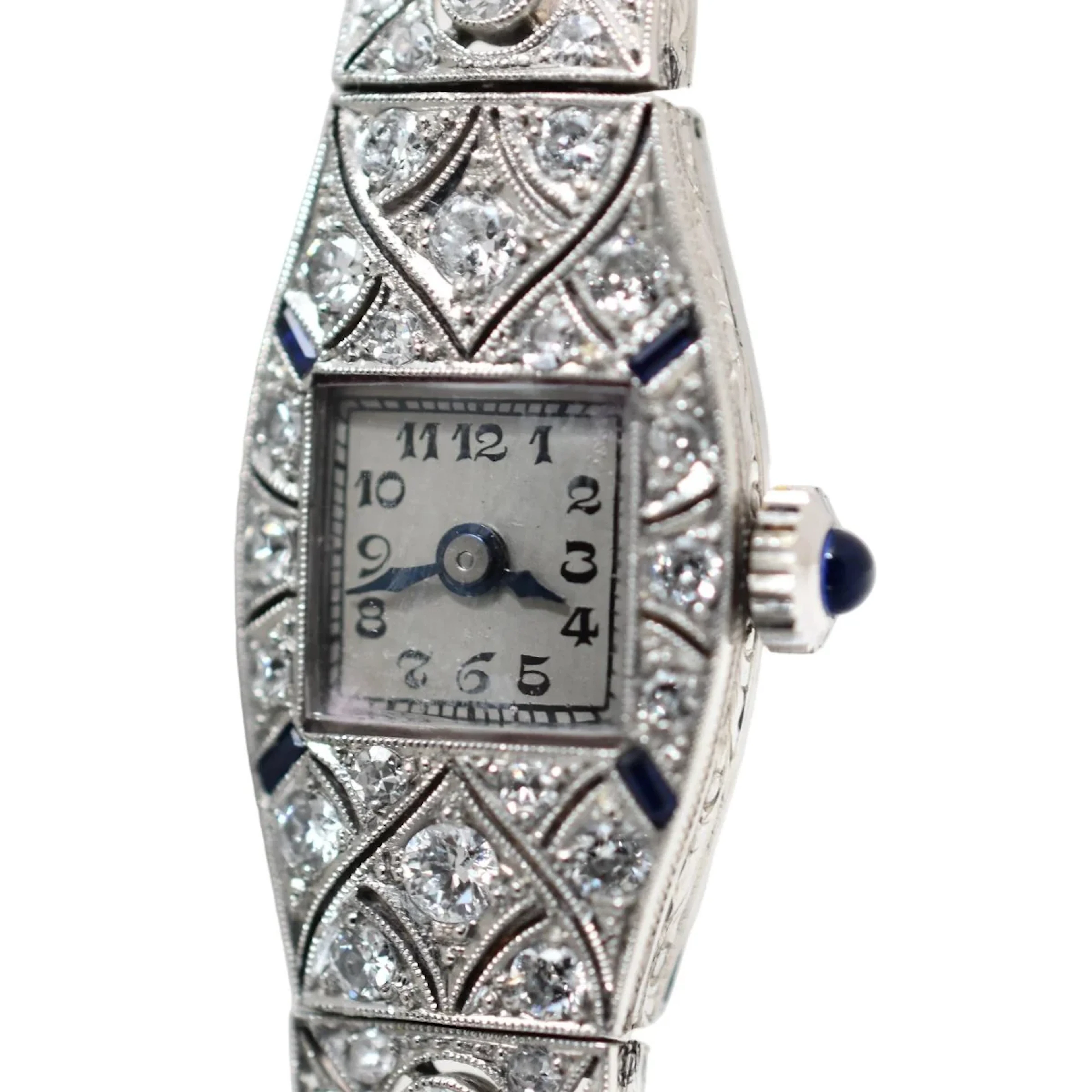 Watch ESZEHA-CHOPARD in white gold, paltinium and diamonds
