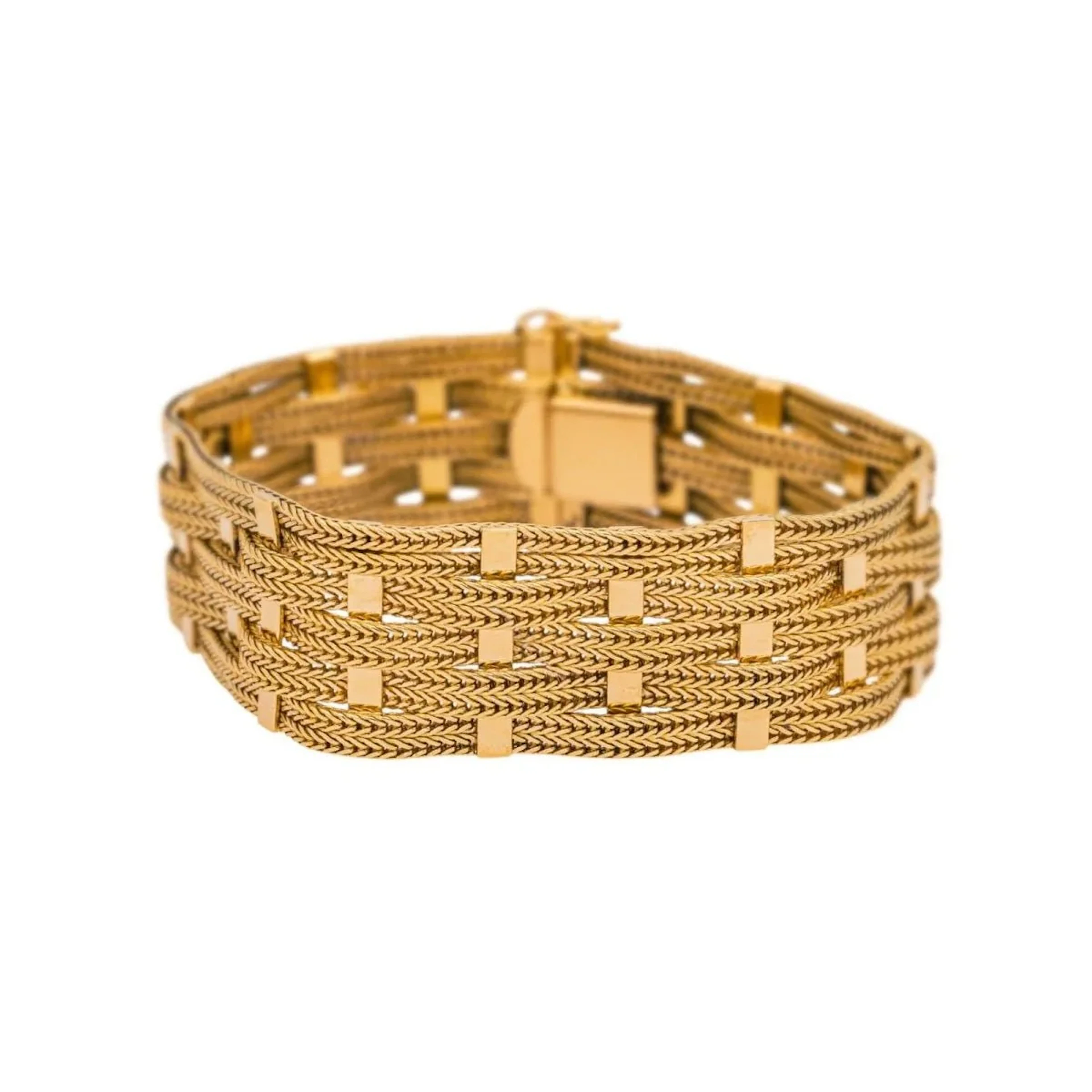 Bracelet Yellow gold cuff