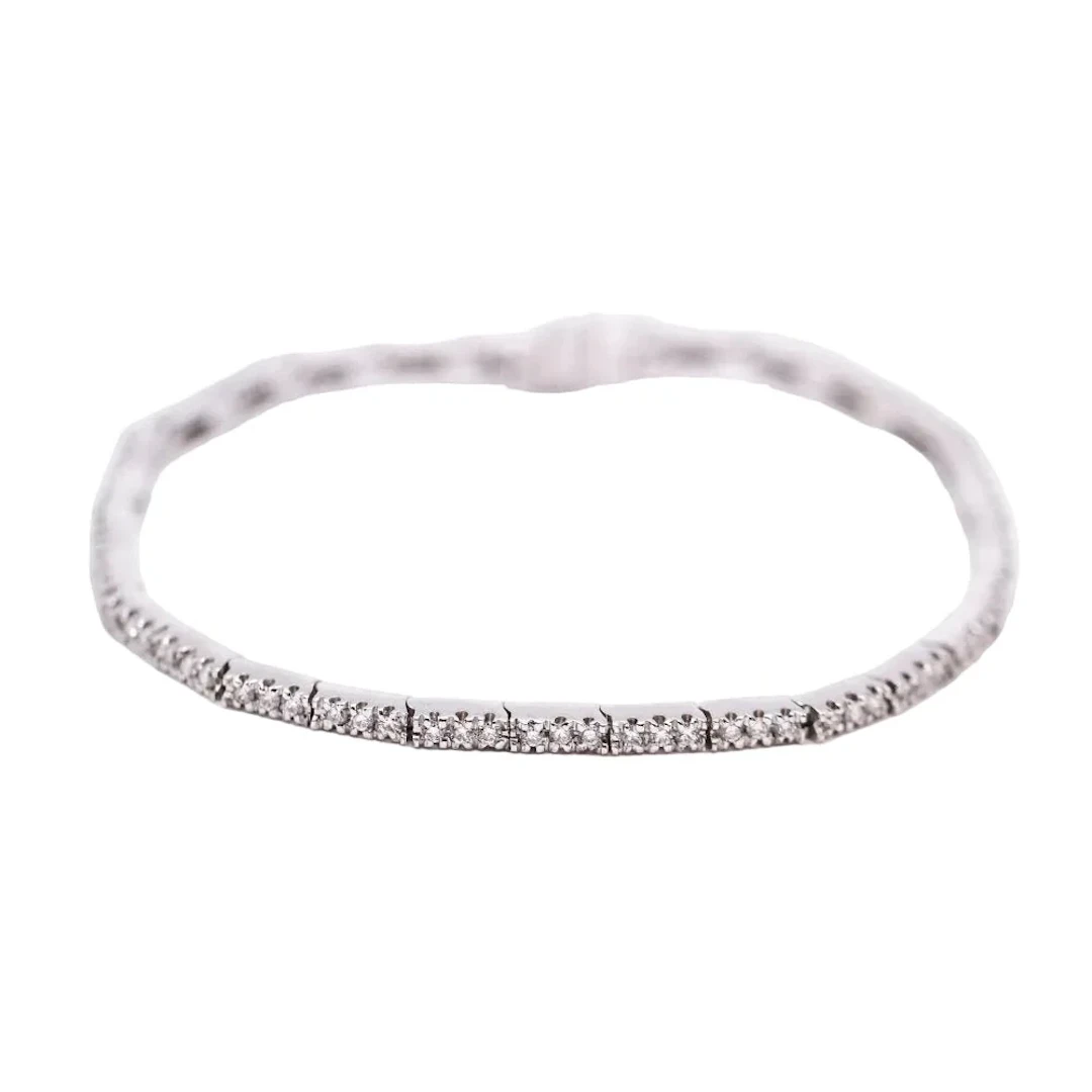 Bracelet Lines in white gold and diamonds
