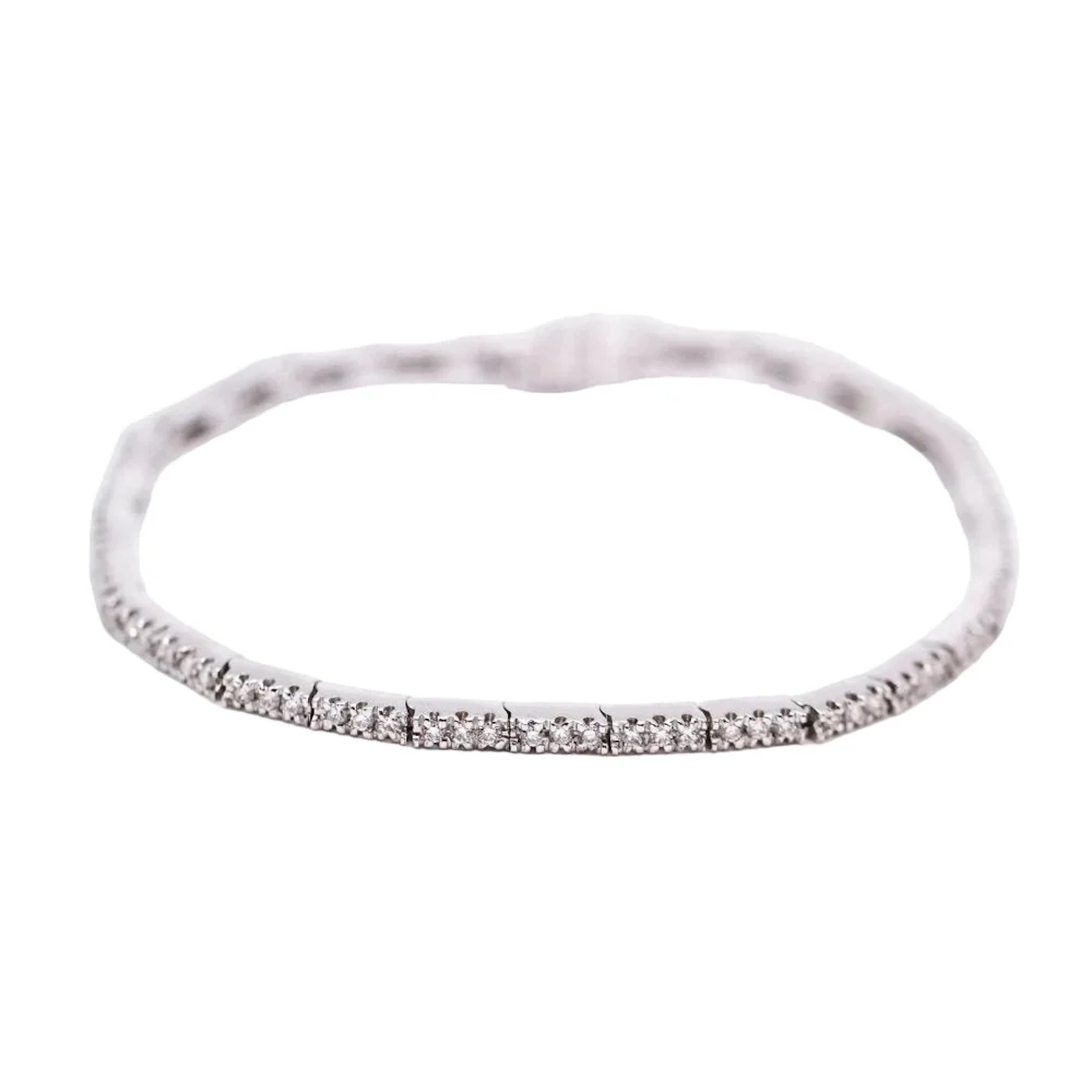 Bracelet Lines in white gold and diamonds
