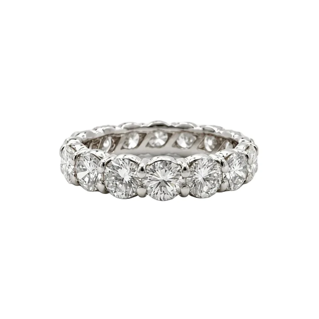White Gold and Diamond Wedding Band