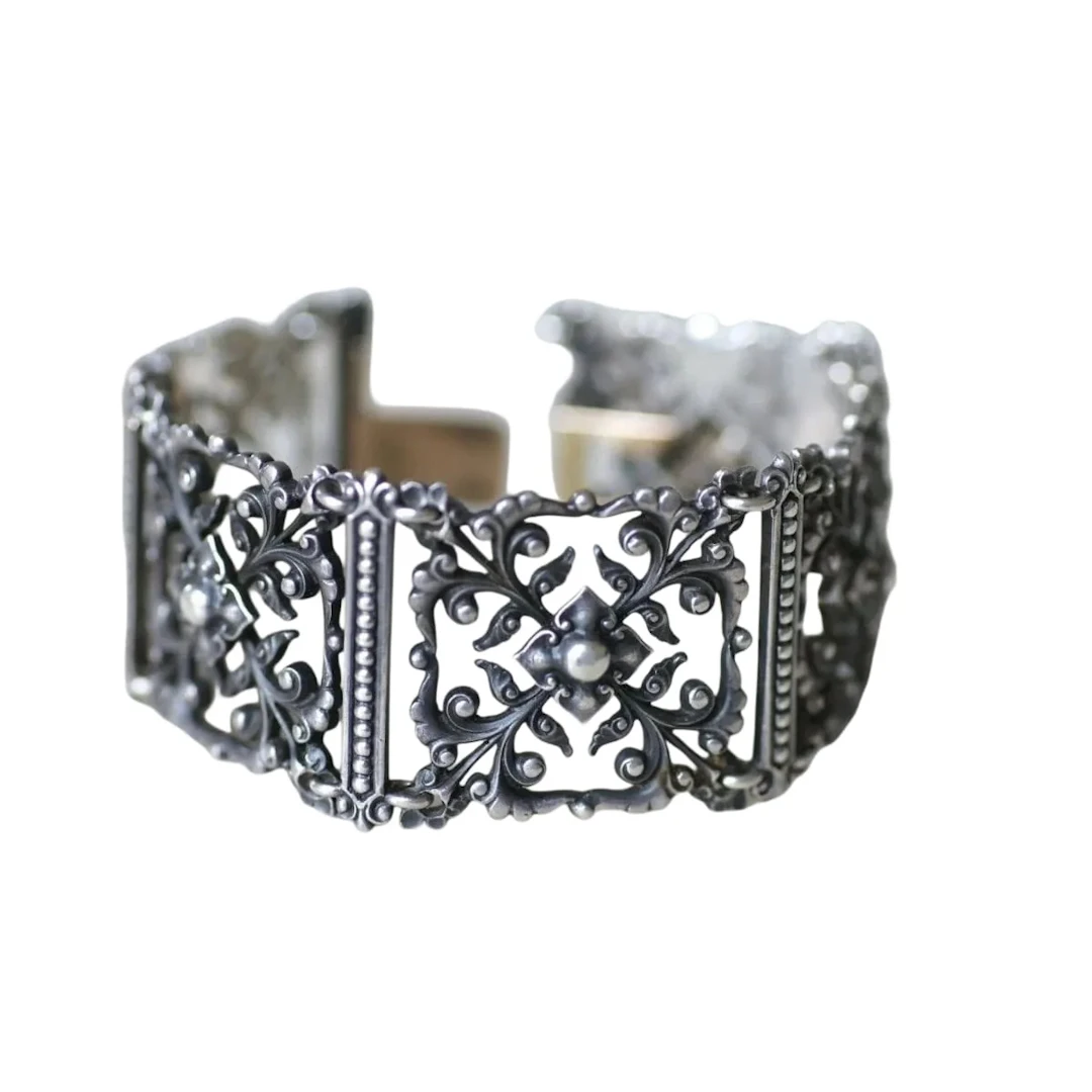 Jules Wiese Articulated Bracelet in Silver