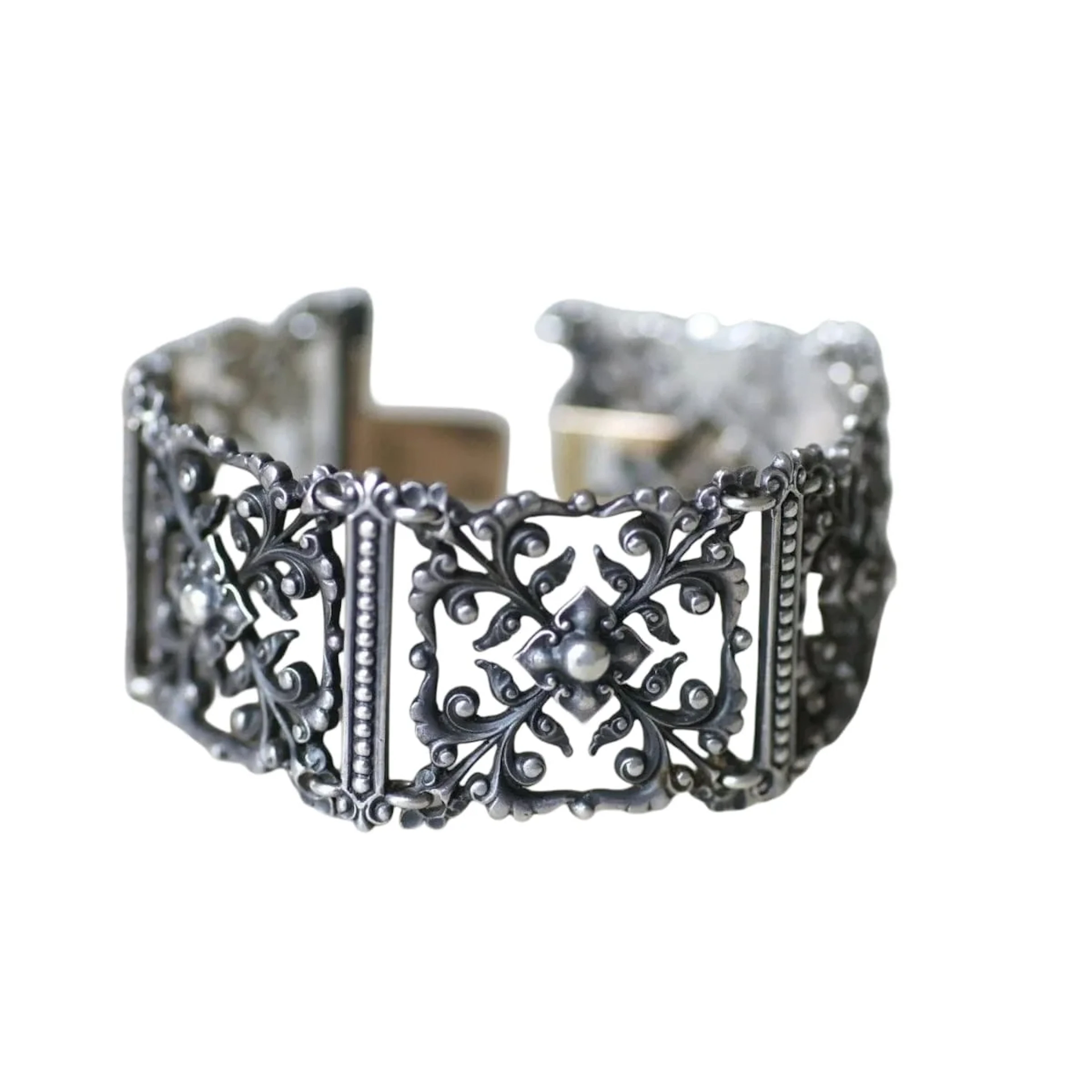 Jules Wiese Articulated Bracelet in Silver