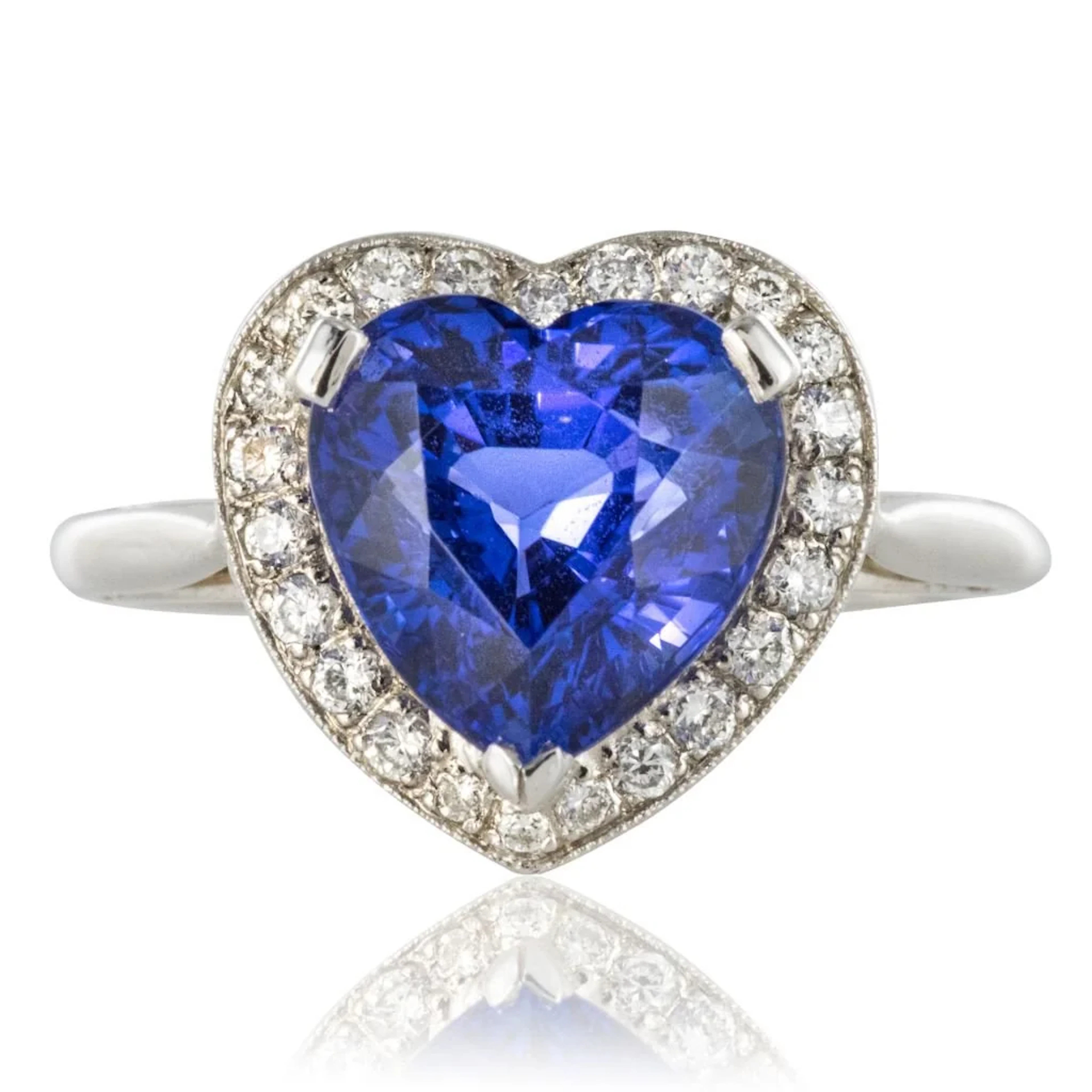 Ring Surroundings in white gold, tanzanite and diamonds