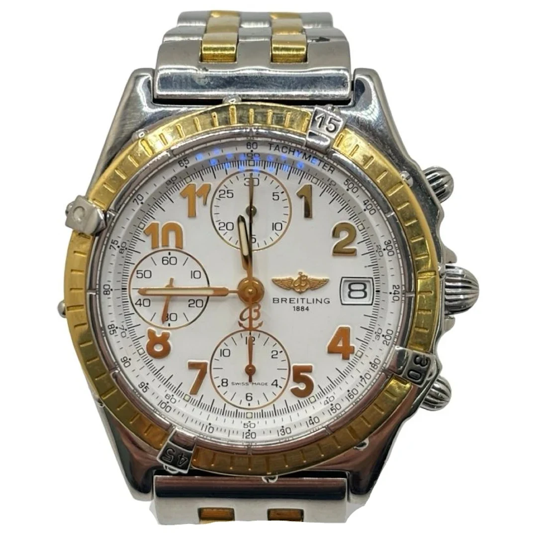 Breitling Chronomat Watch in Gold and Steel
