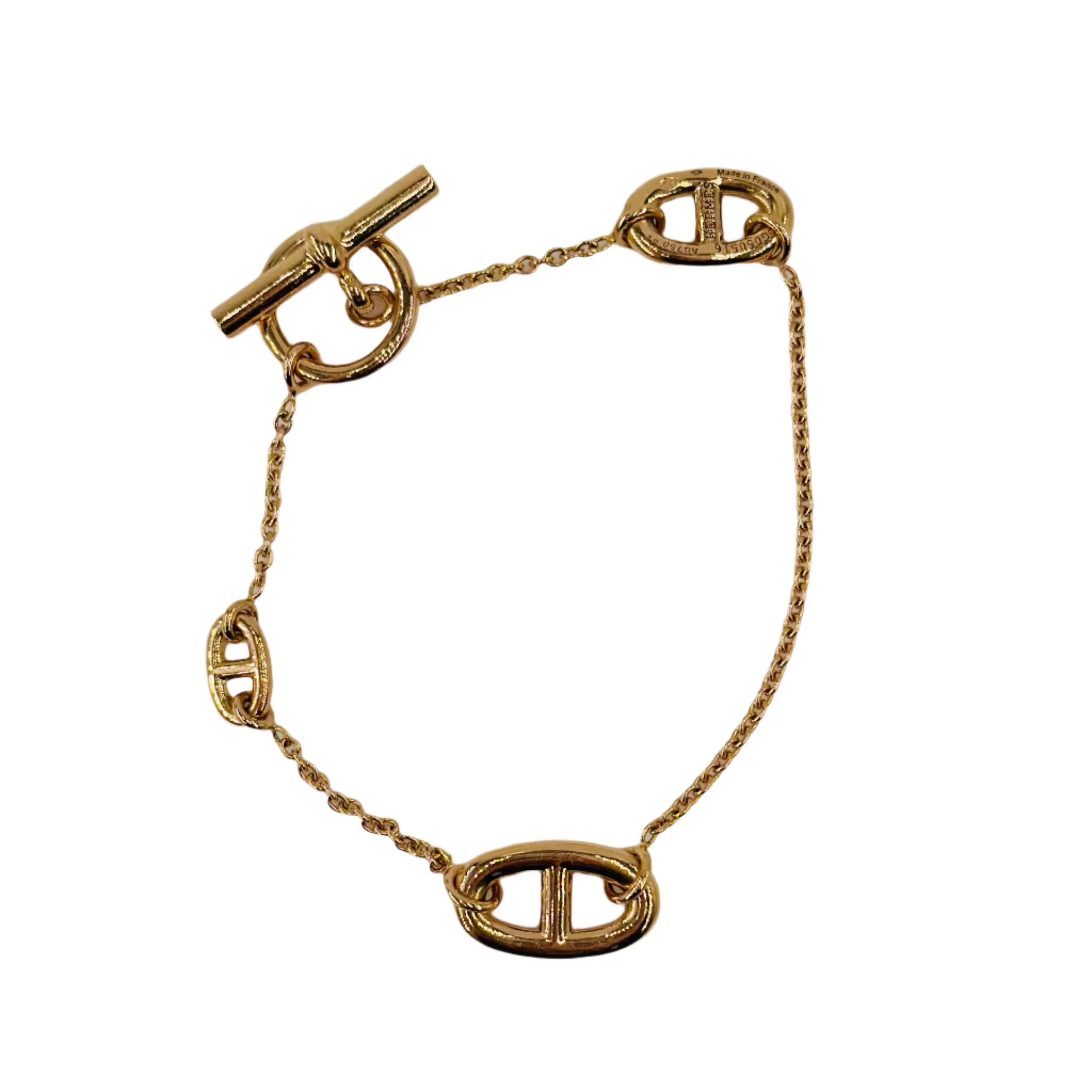 HERMÈS "Chaîne d'ancre" bracelet in rose gold