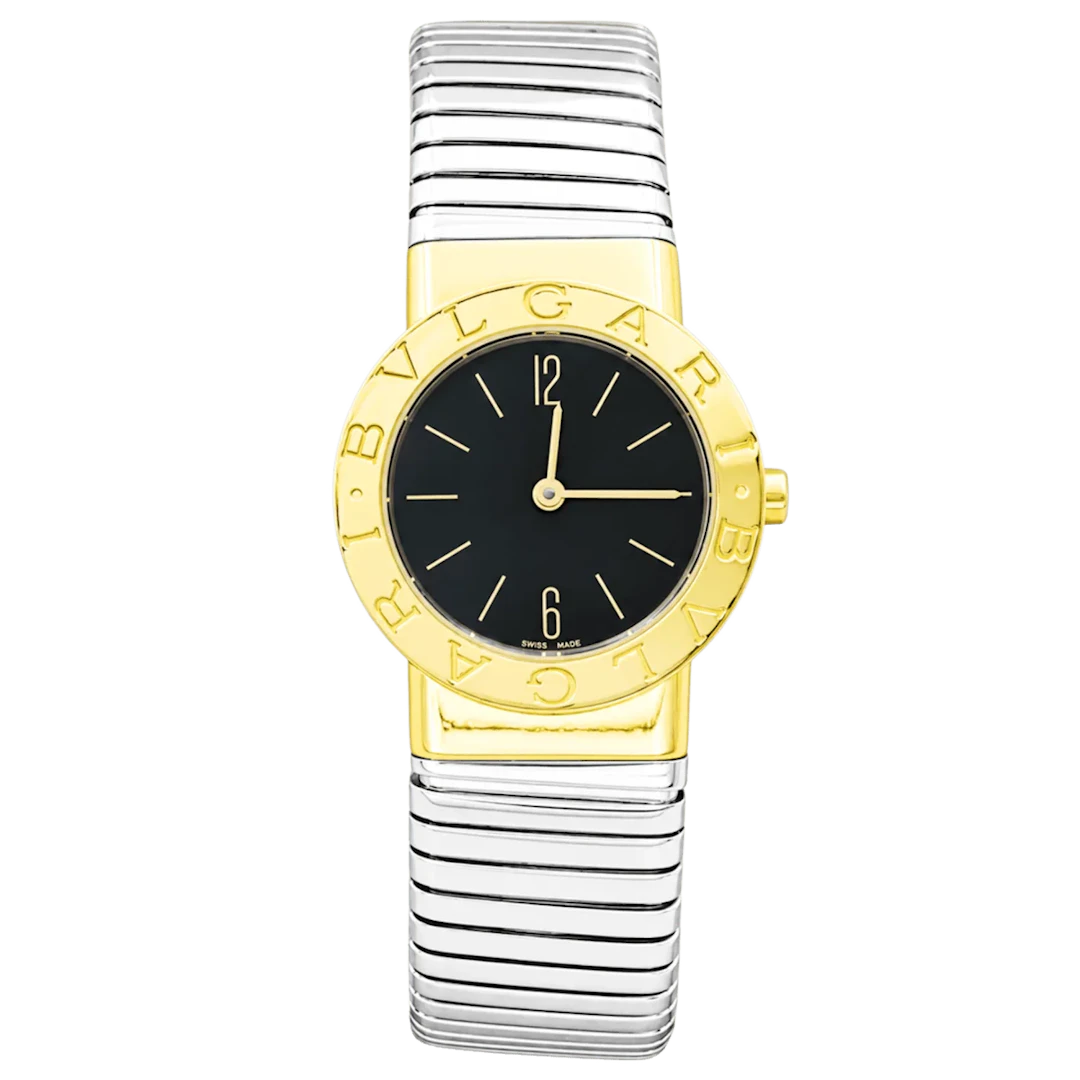BULGARI "BB 26" Watch in Yellow Gold and Stainless Steel