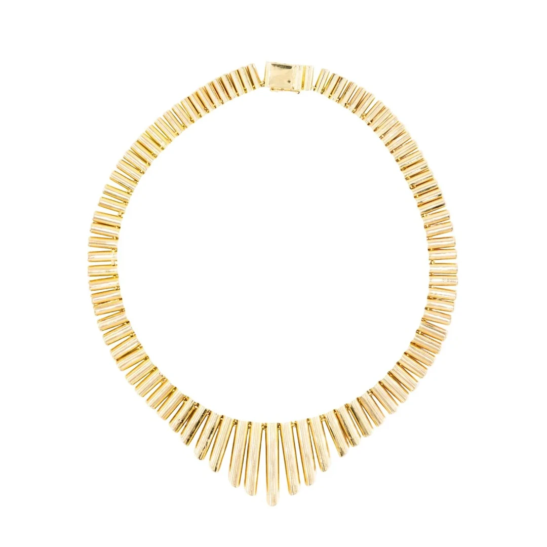 Drapery Necklace in Yellow Gold