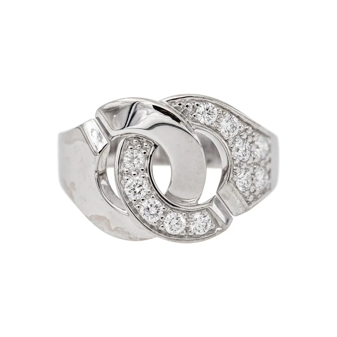 Dinh Van White Gold Diamond Ring