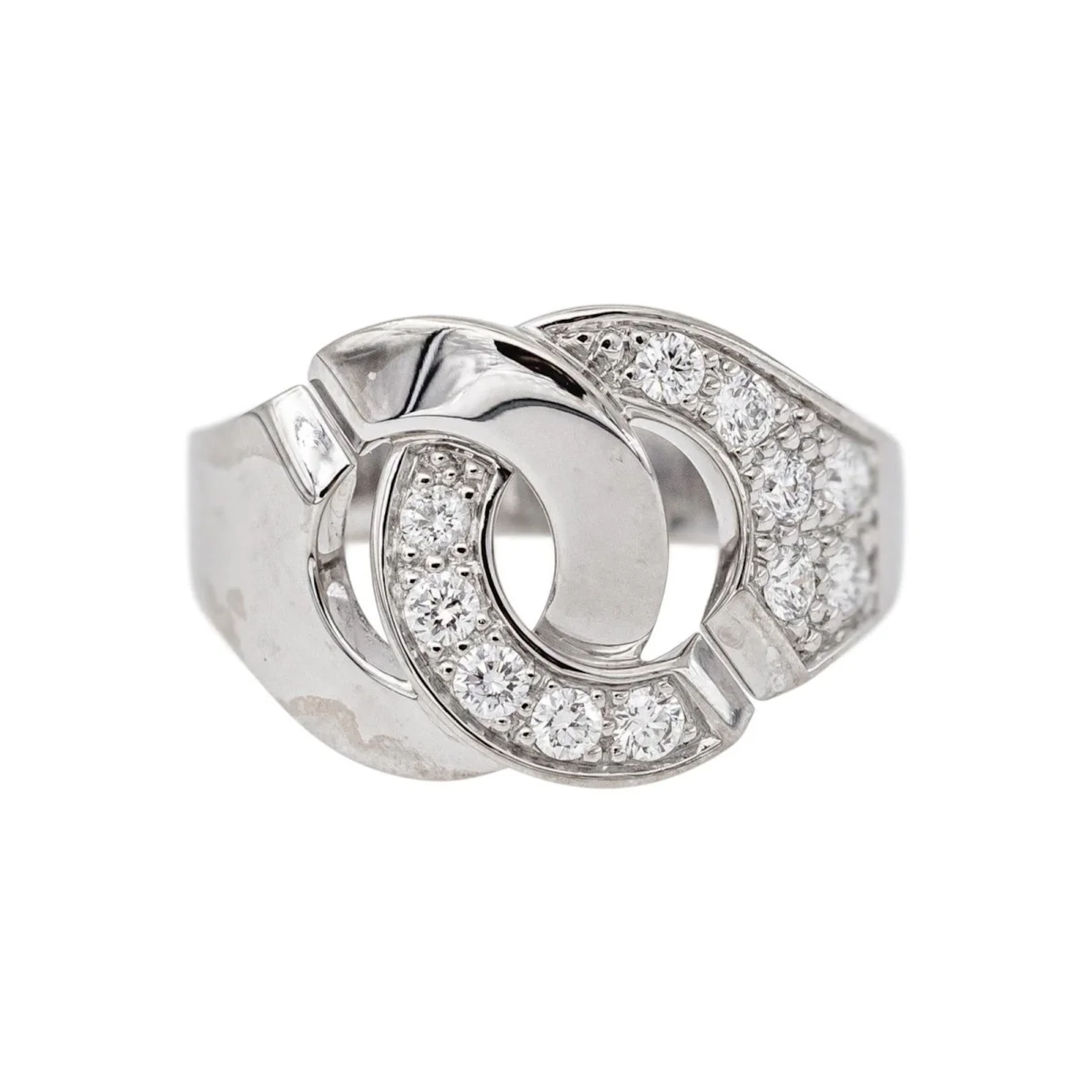 Dinh Van White Gold Diamond Ring