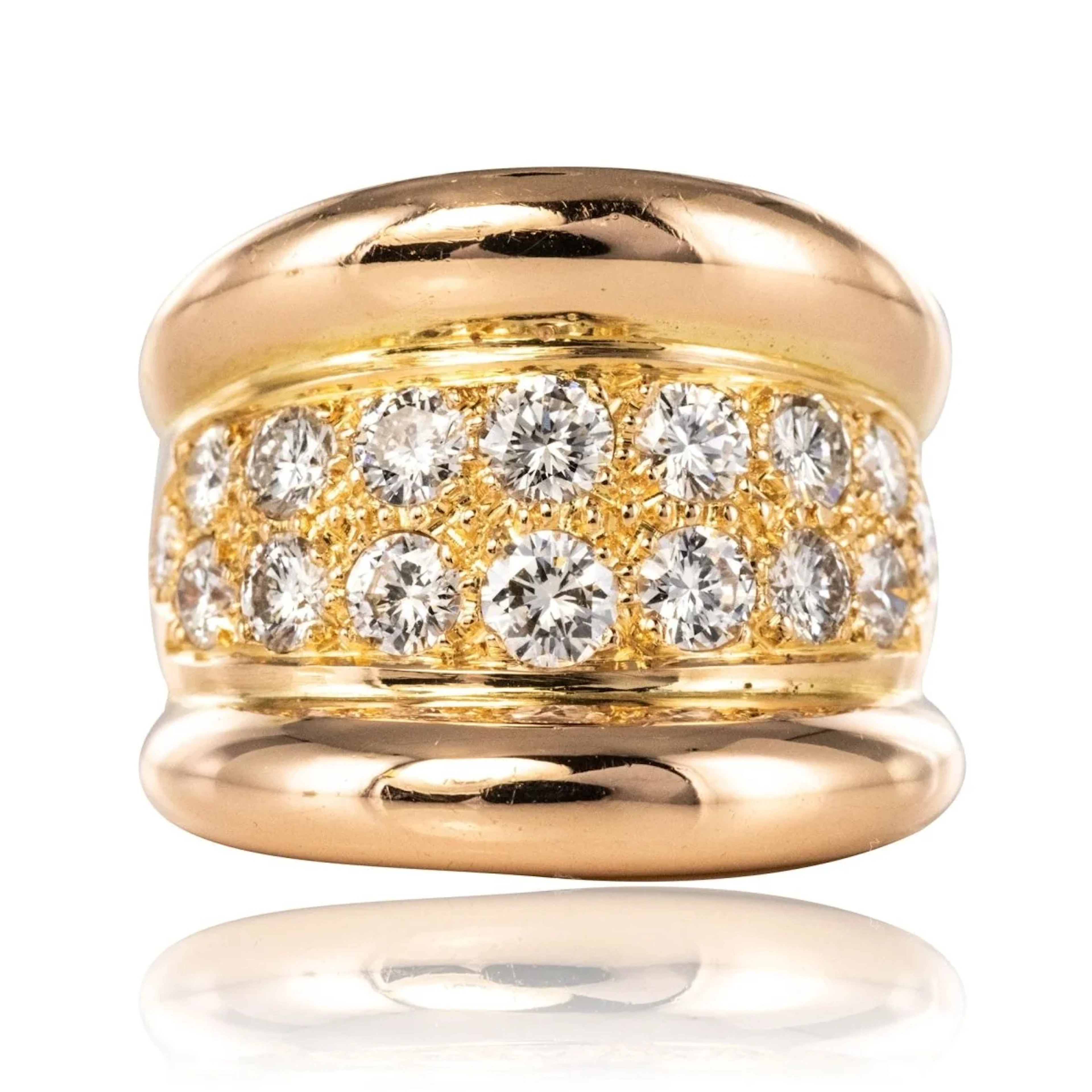 Ring Rush in rose gold and diamonds