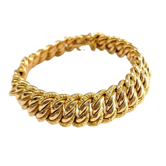 Bracelet Maille en or jaune