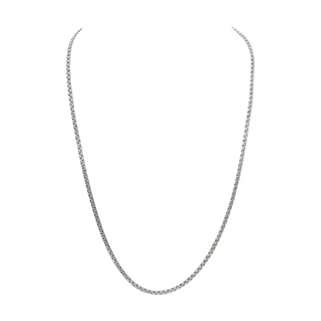 Necklace Long necklace in white gold