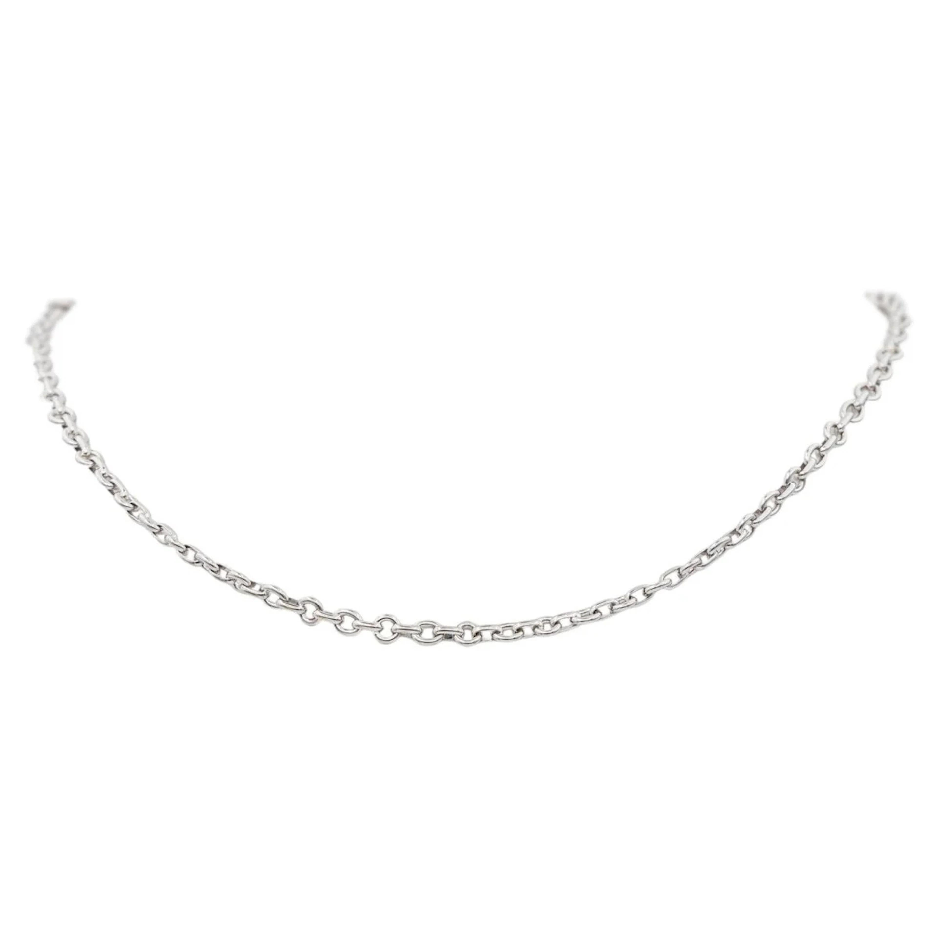 CHAUMET chain necklace in white gold