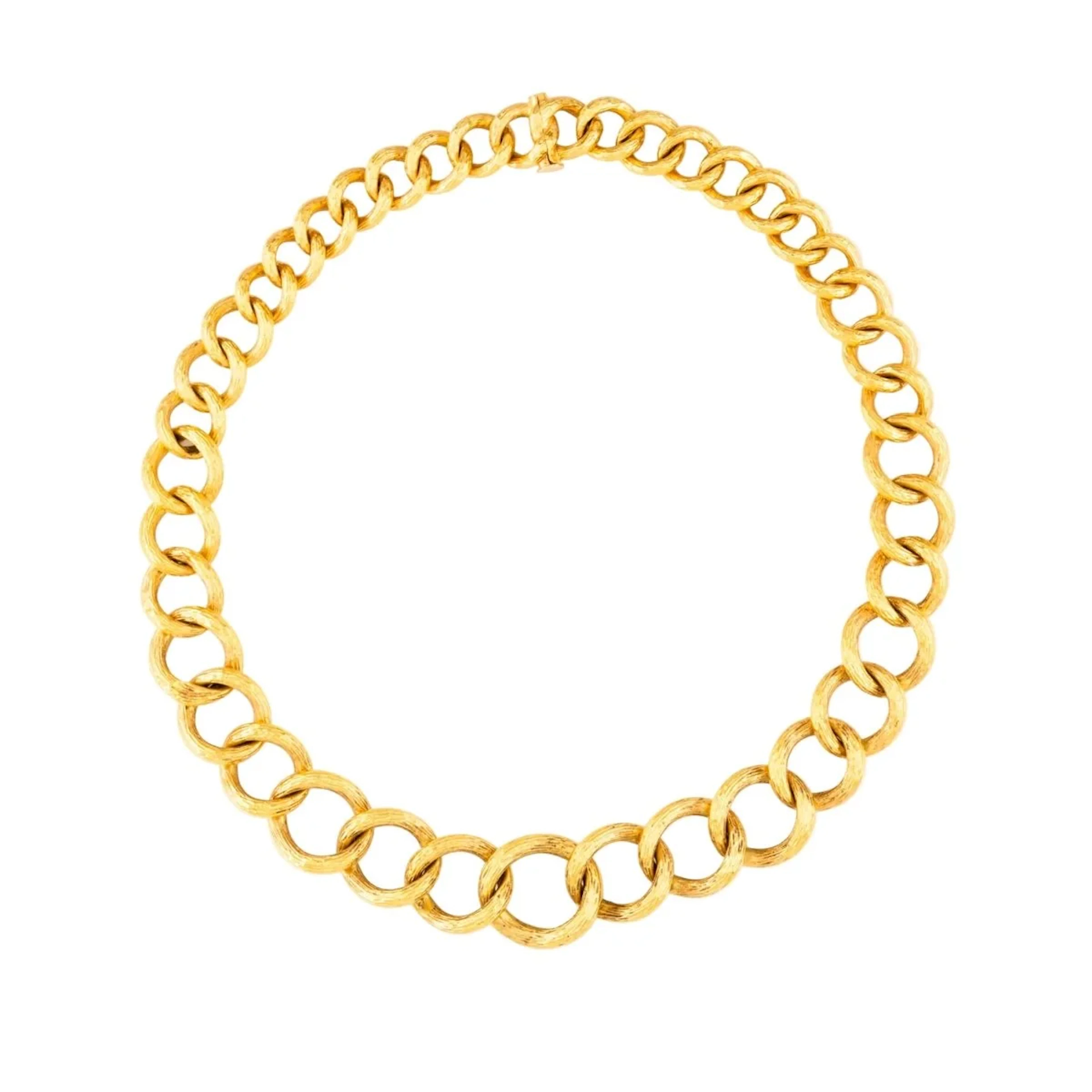 Link Necklace in Yellow gold