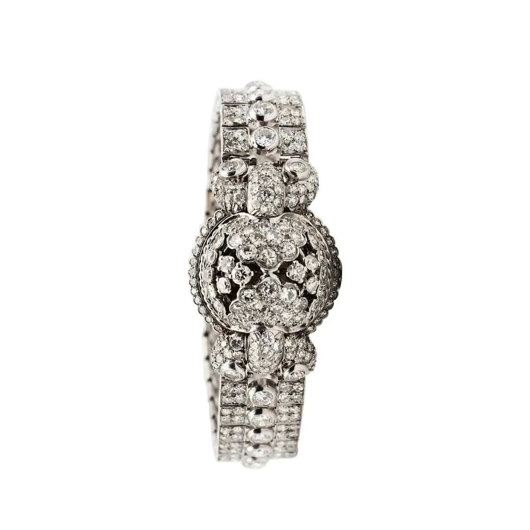 Watch to secret in paltinium and diamonds.