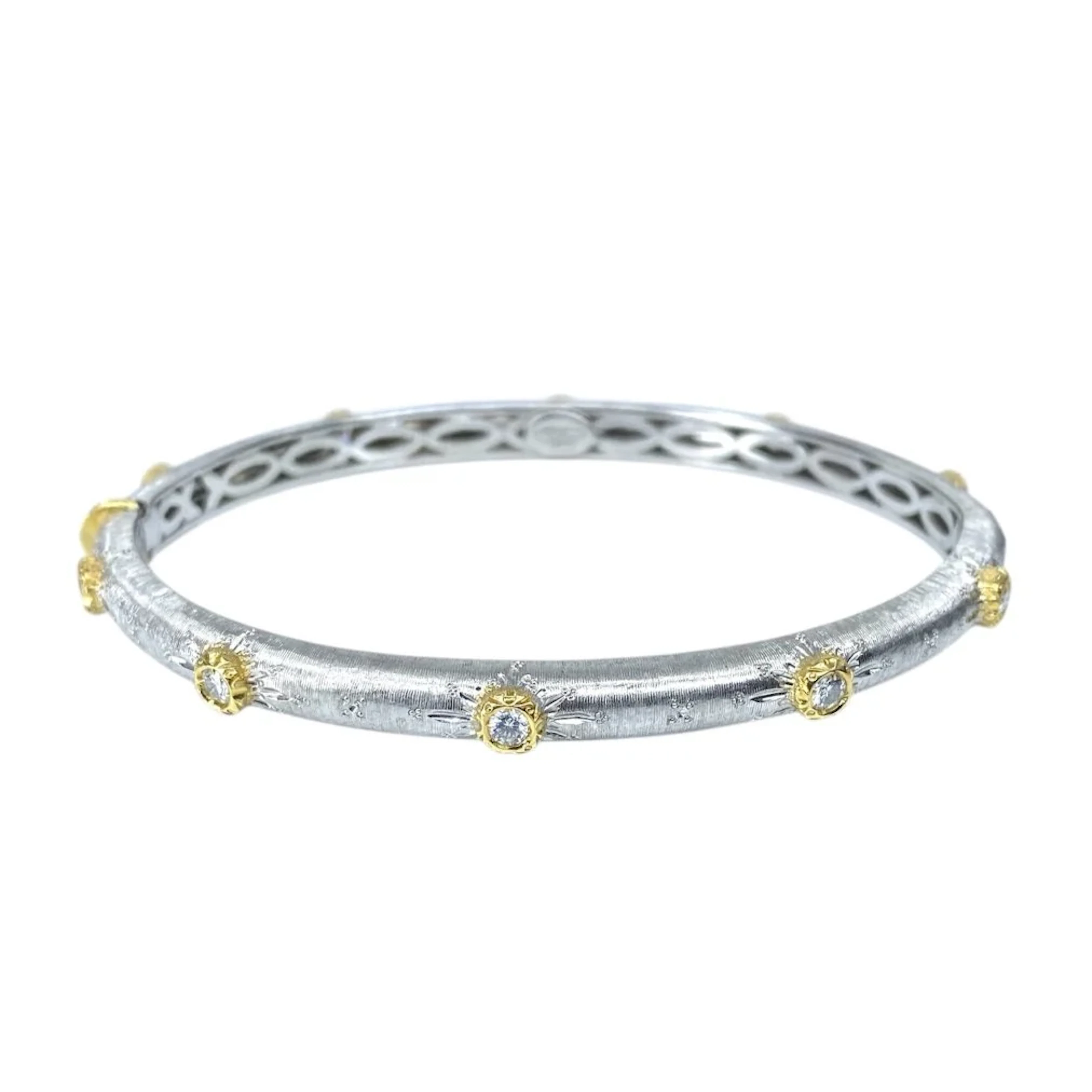 Bracelet rush in white gold and diamonds