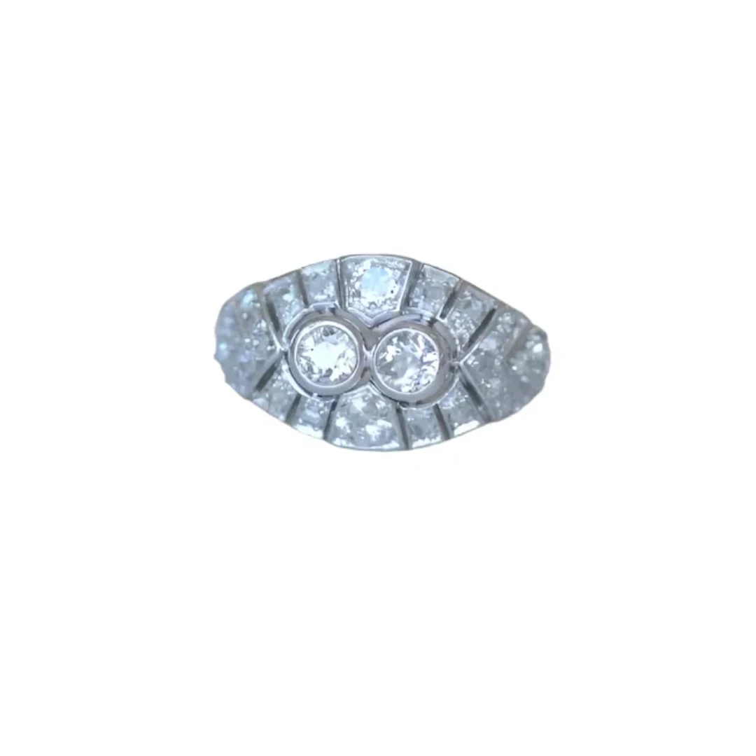 Dome Art Deco Diamond Ring