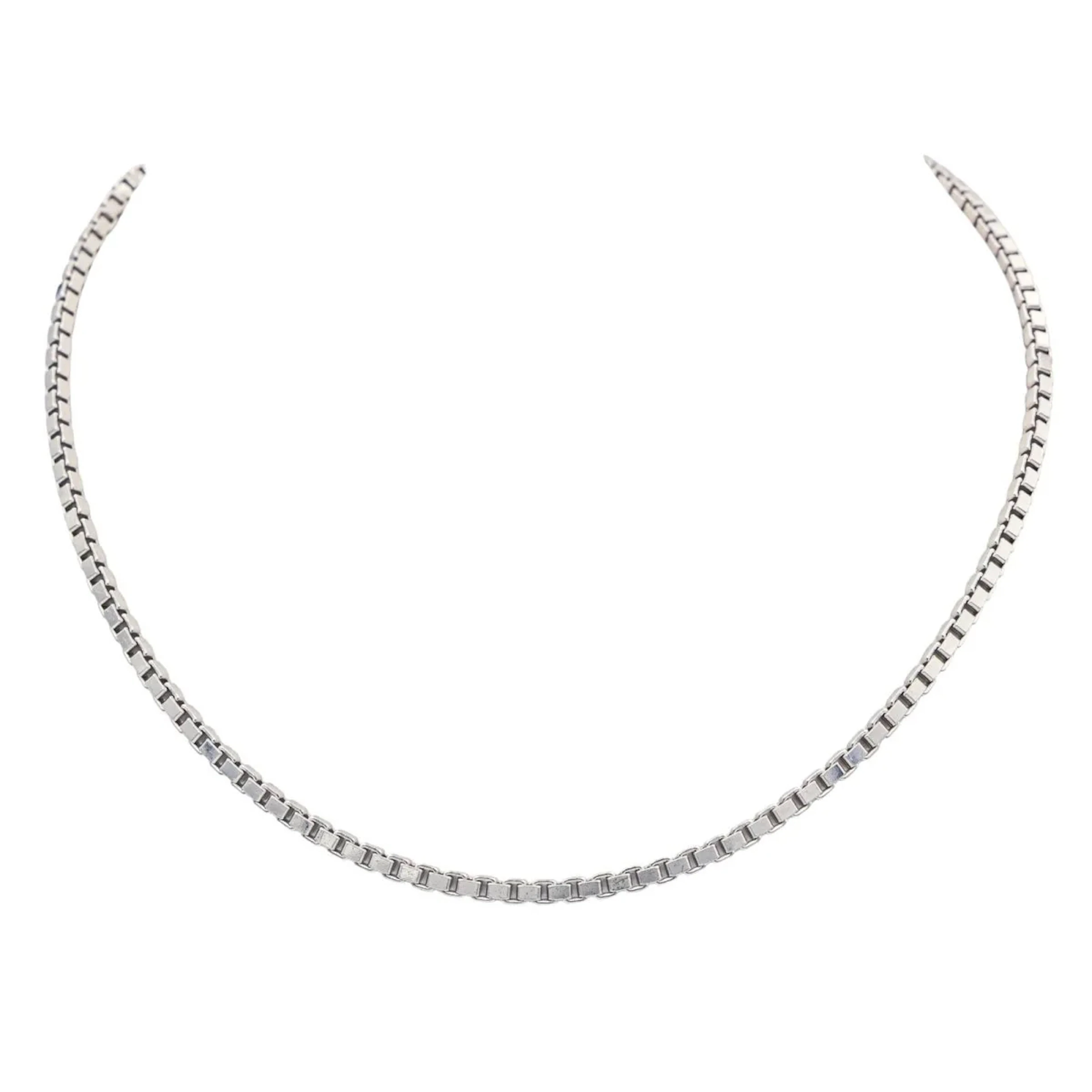 Necklace CHOPARD chain in white gold