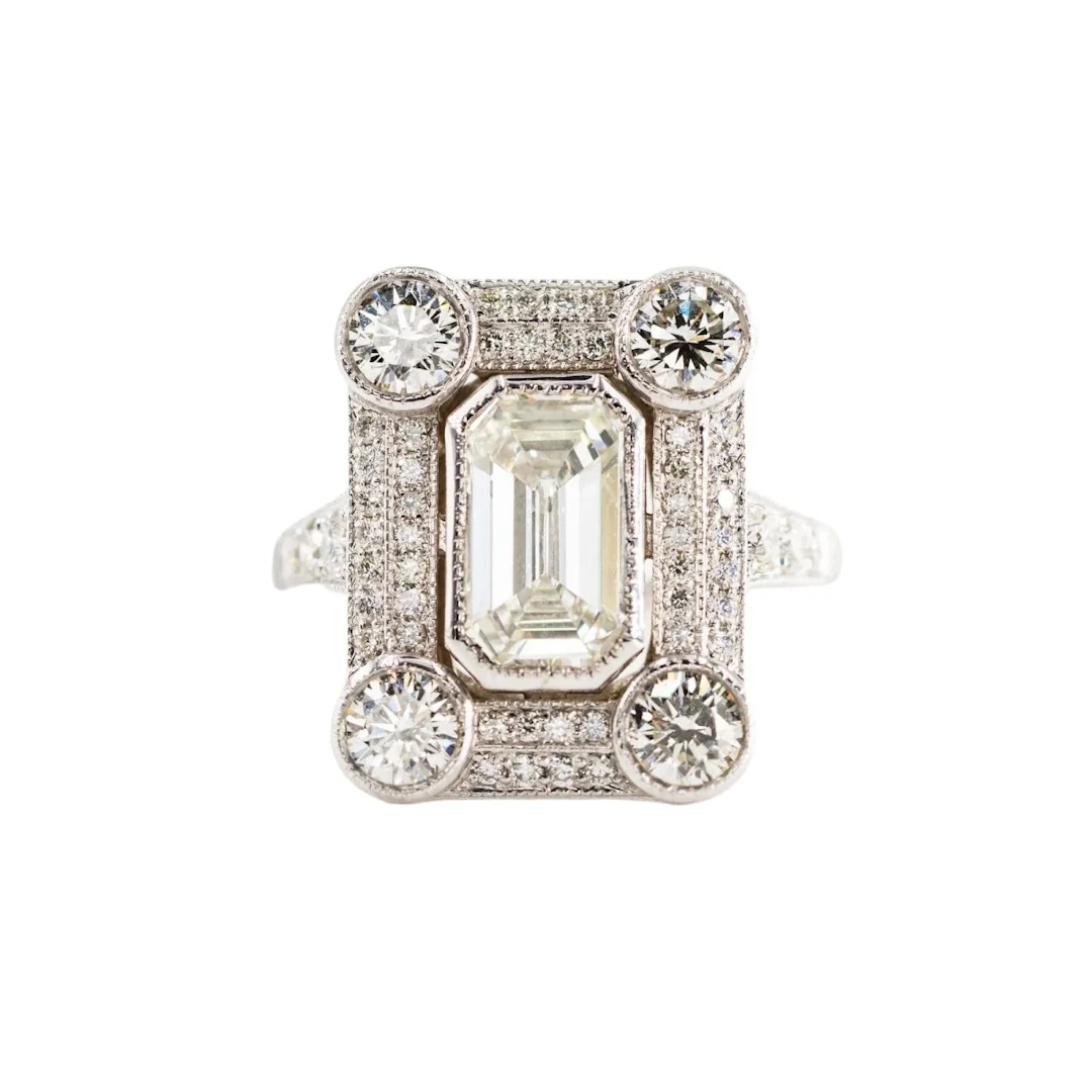White Gold and Diamond Ring
