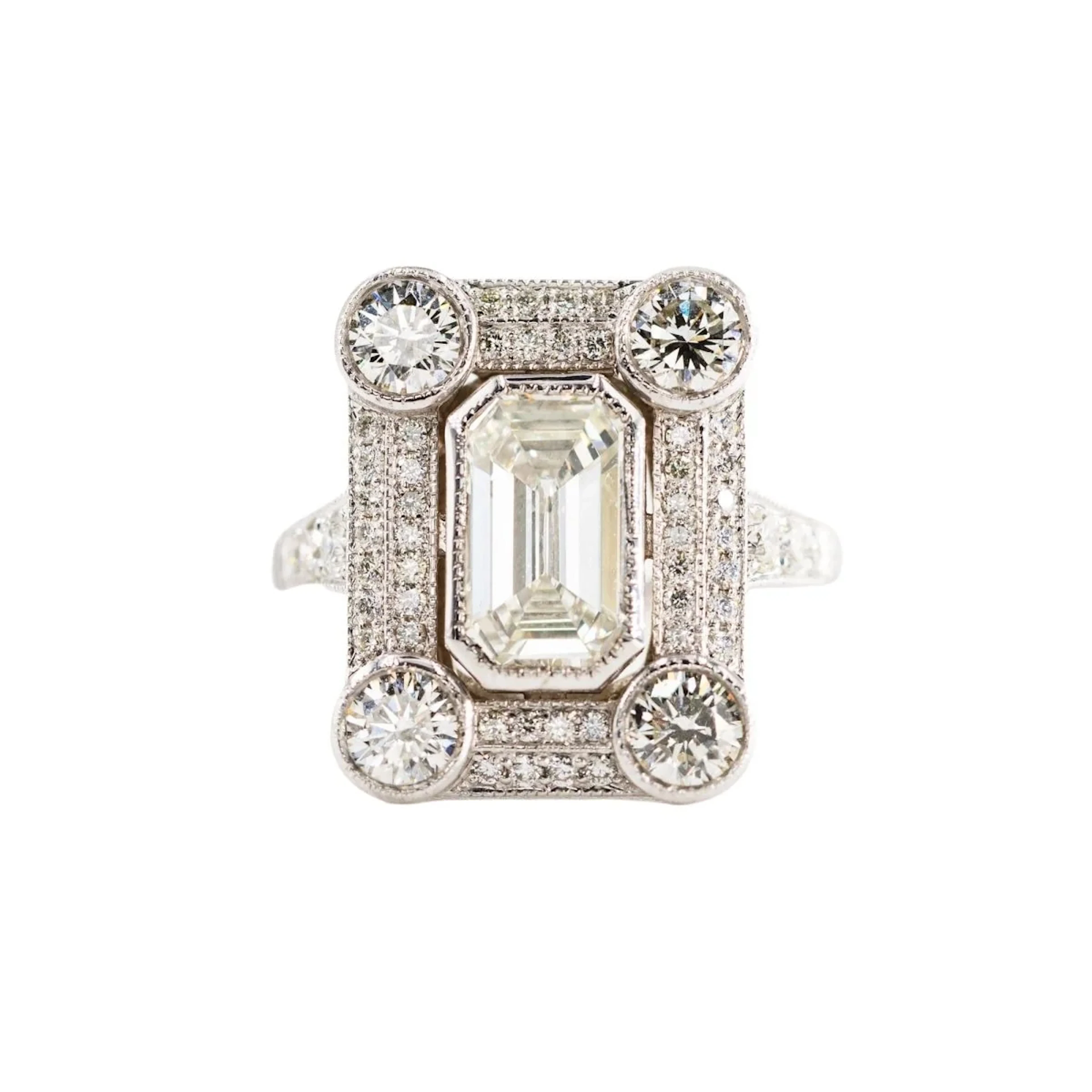White Gold and Diamond Ring