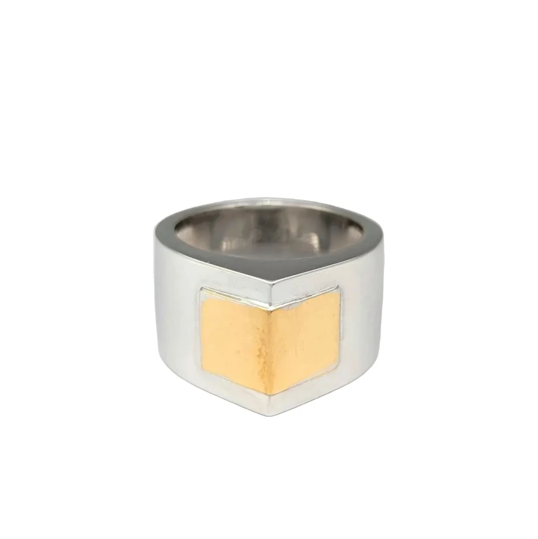 Dinh Van Two-Tone Gold Ring