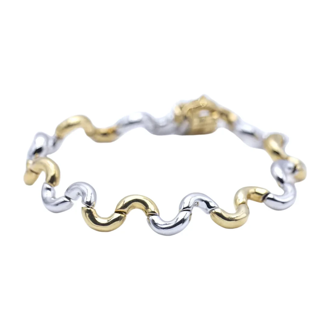 Bracelet Bicolor Waves.