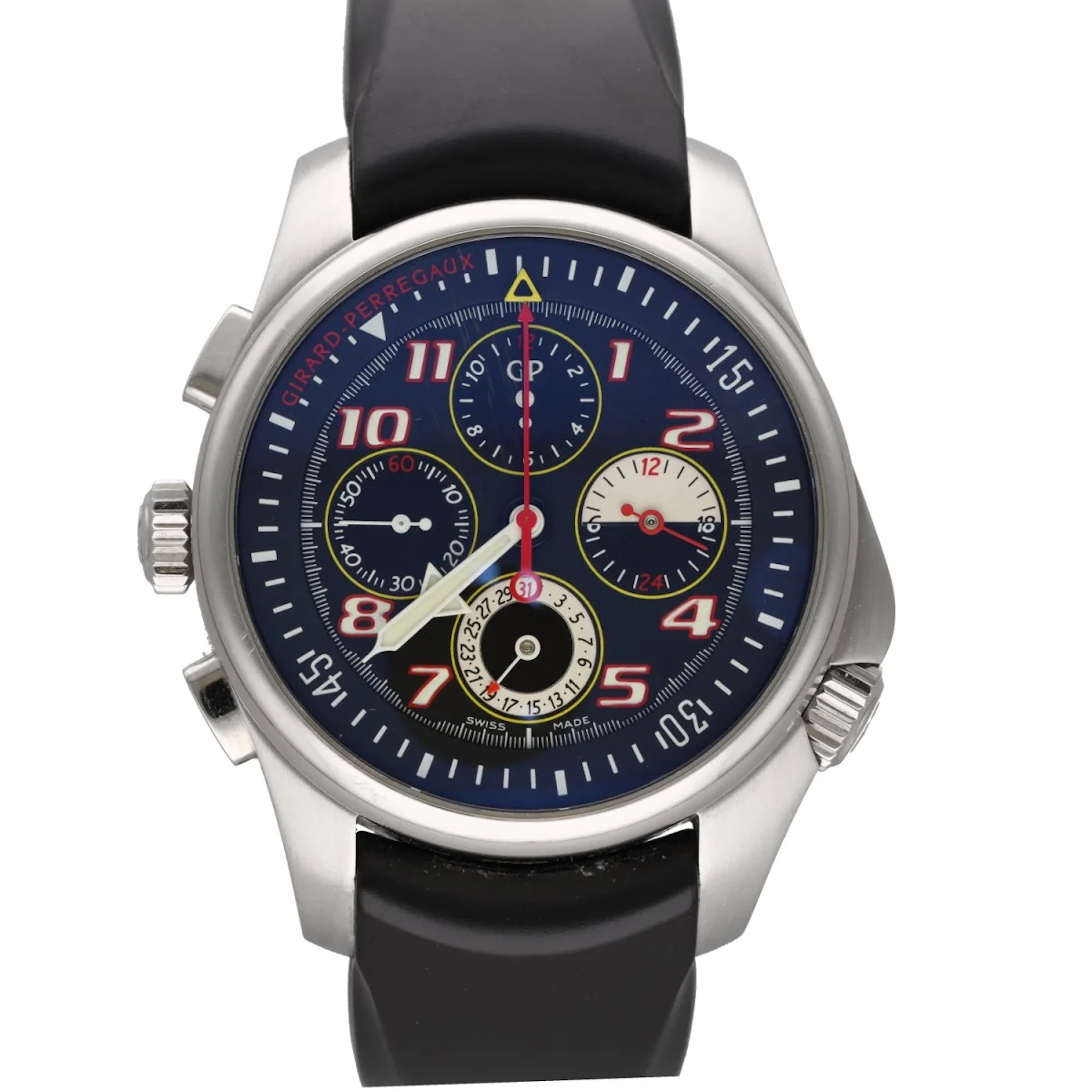 GIRARD PERREGAUX "R&D 01" Watch in Steel and Rubber