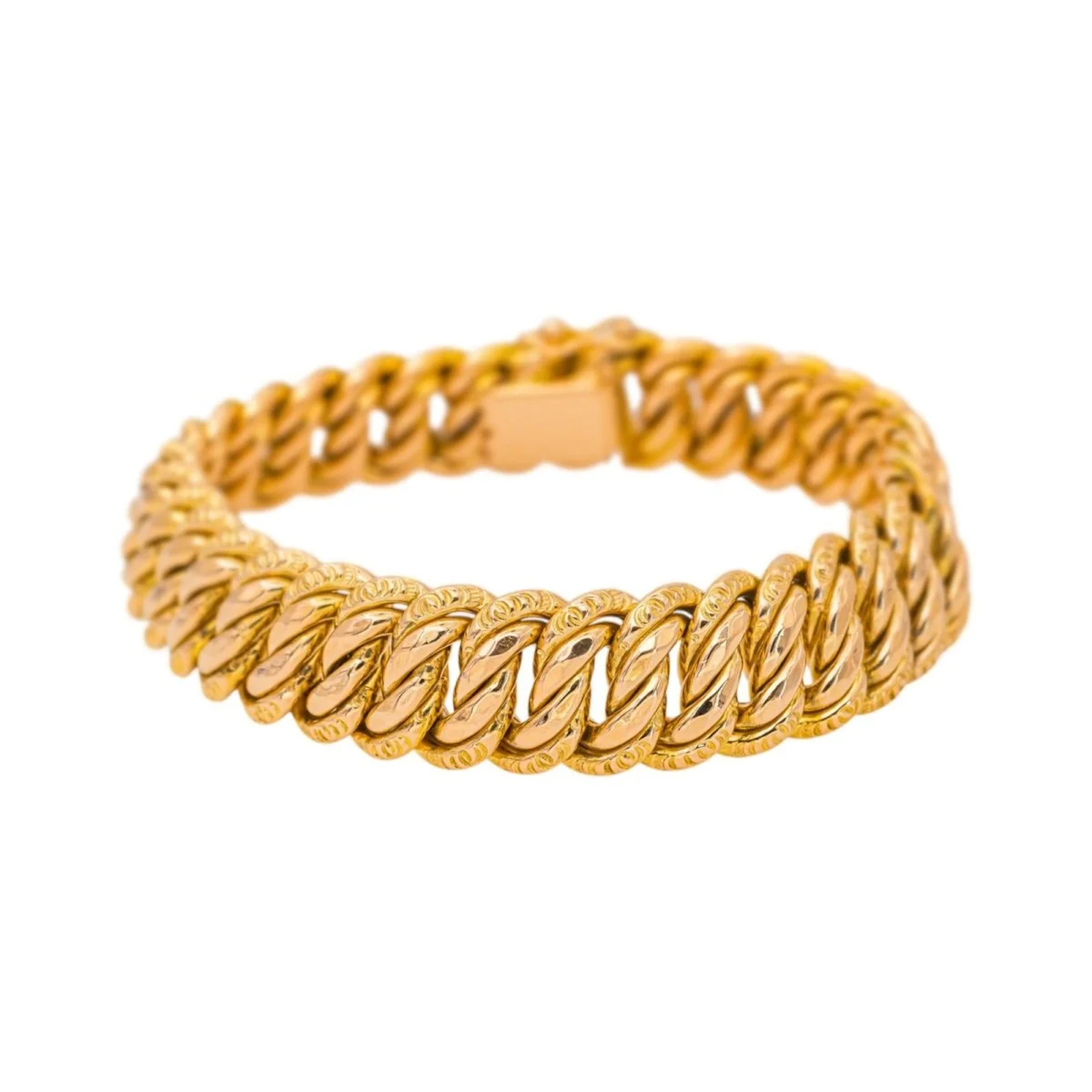 Bracelet Maille en or jaune