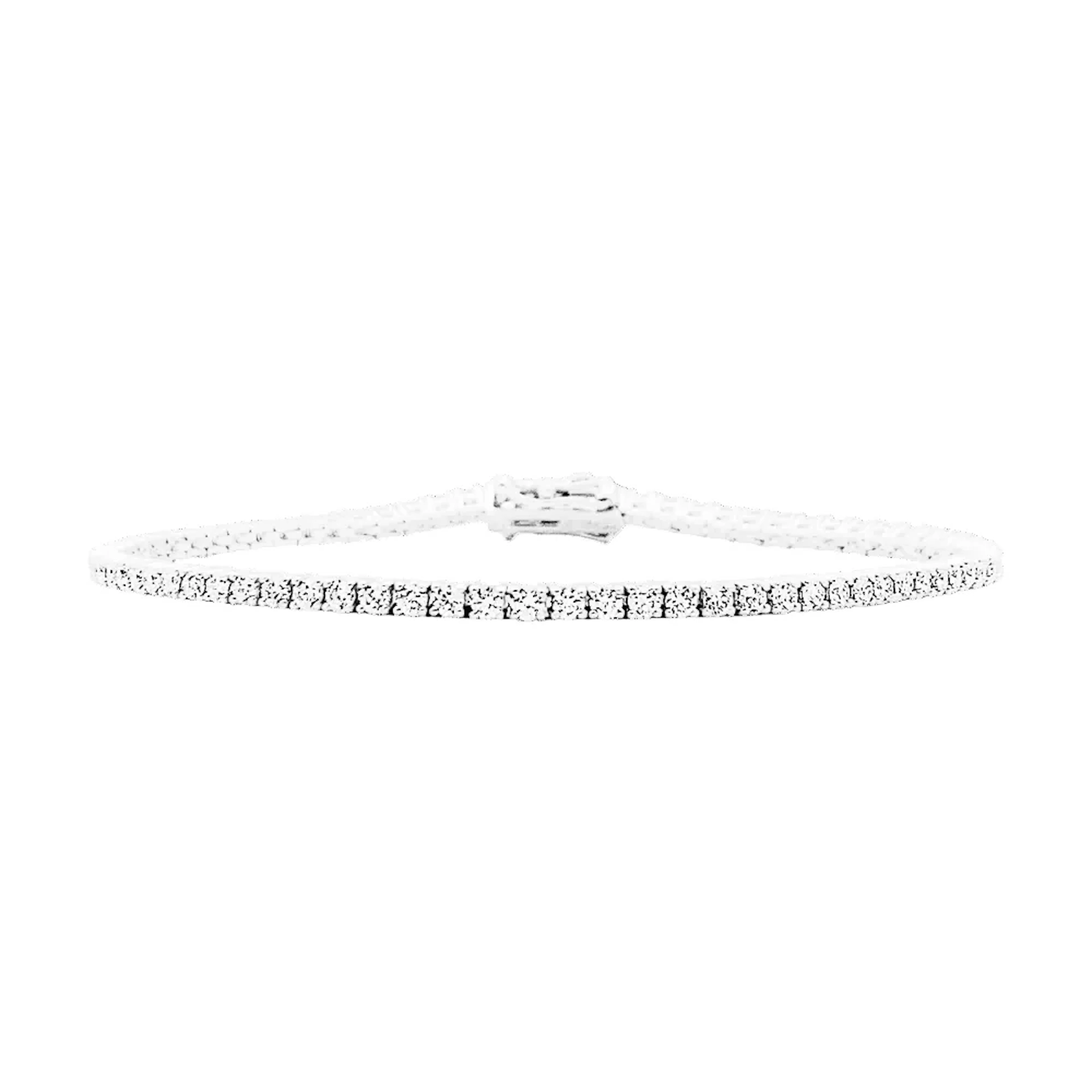 Bracelet Ligne en or blanc et diamants 2 carats